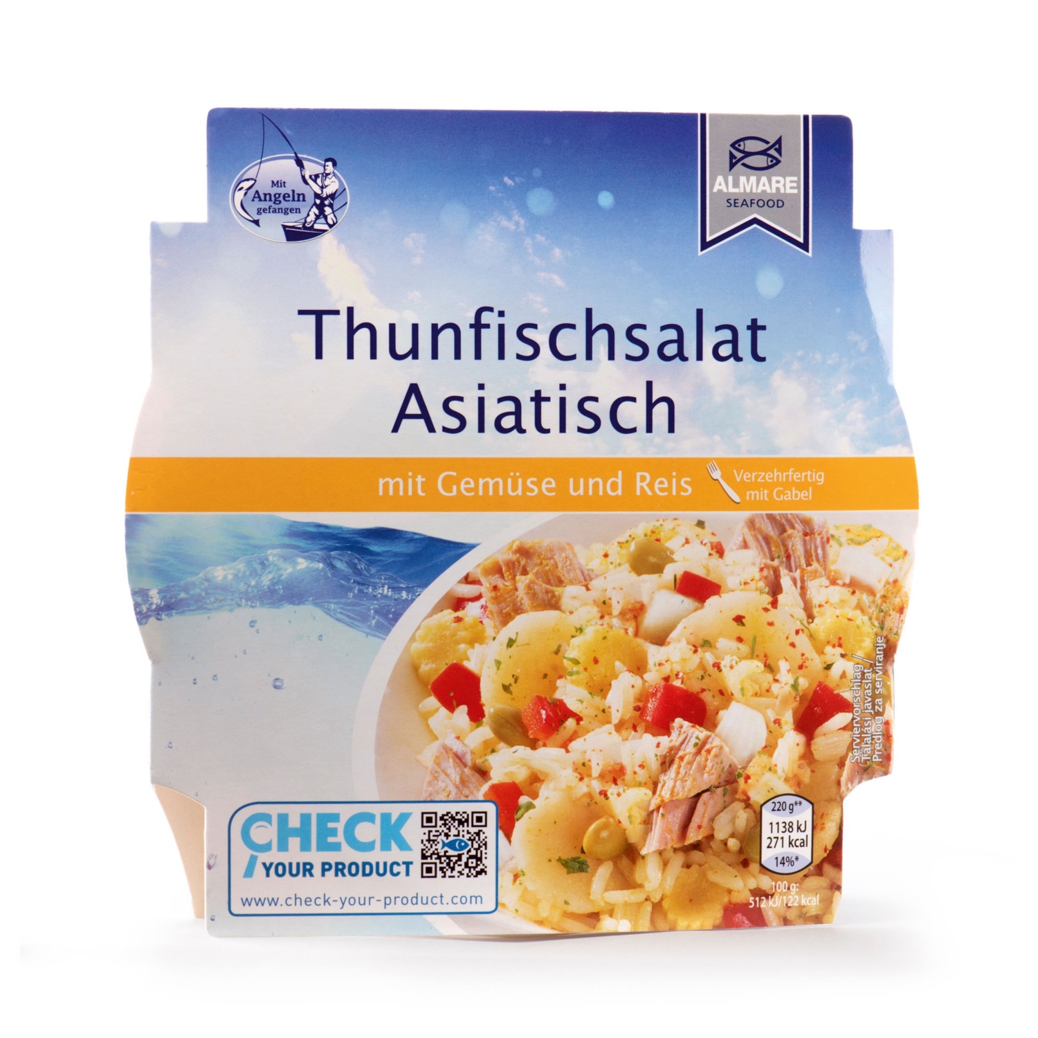 ALMARE SEAFOOD Gemüse-Thunfischsalat, Asiatisch