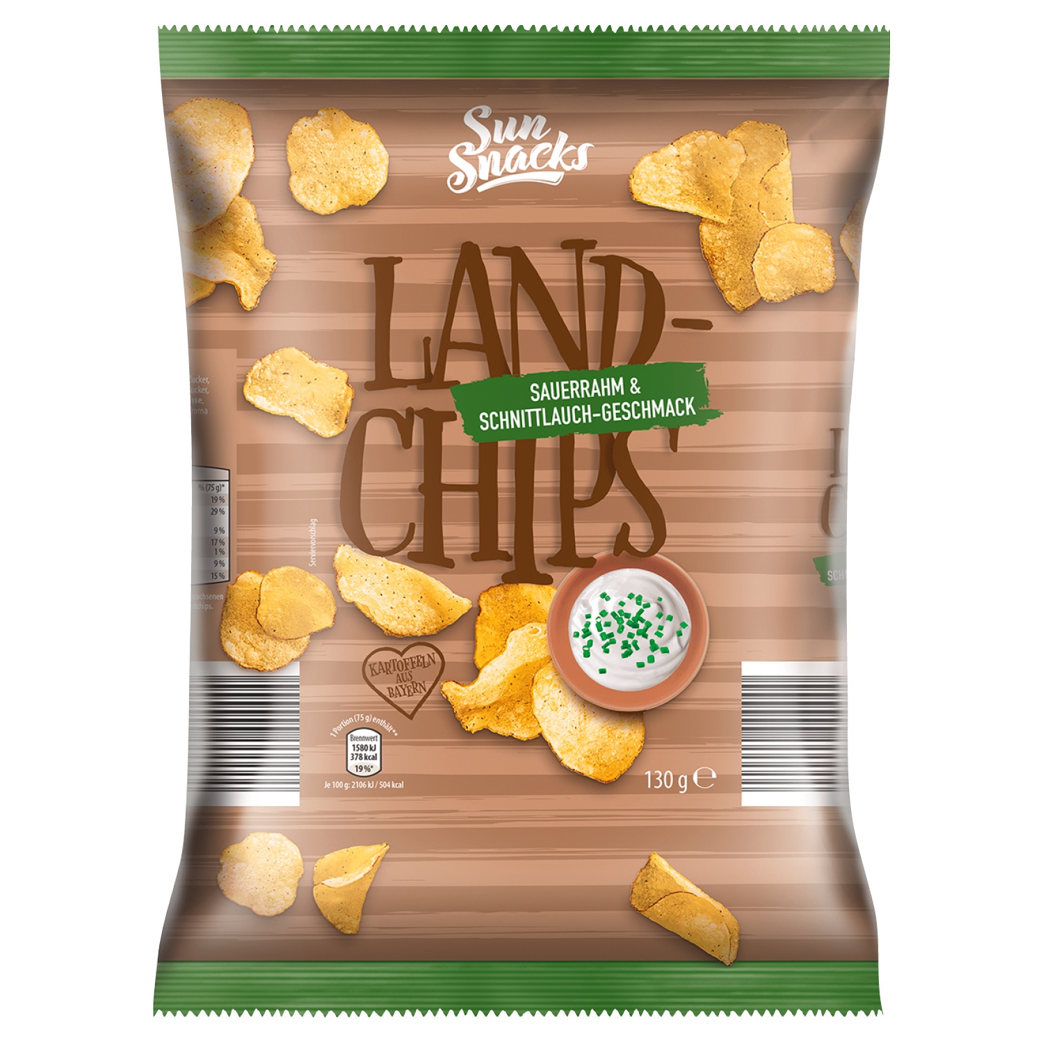 Sun Snacks Land-Chips 130g