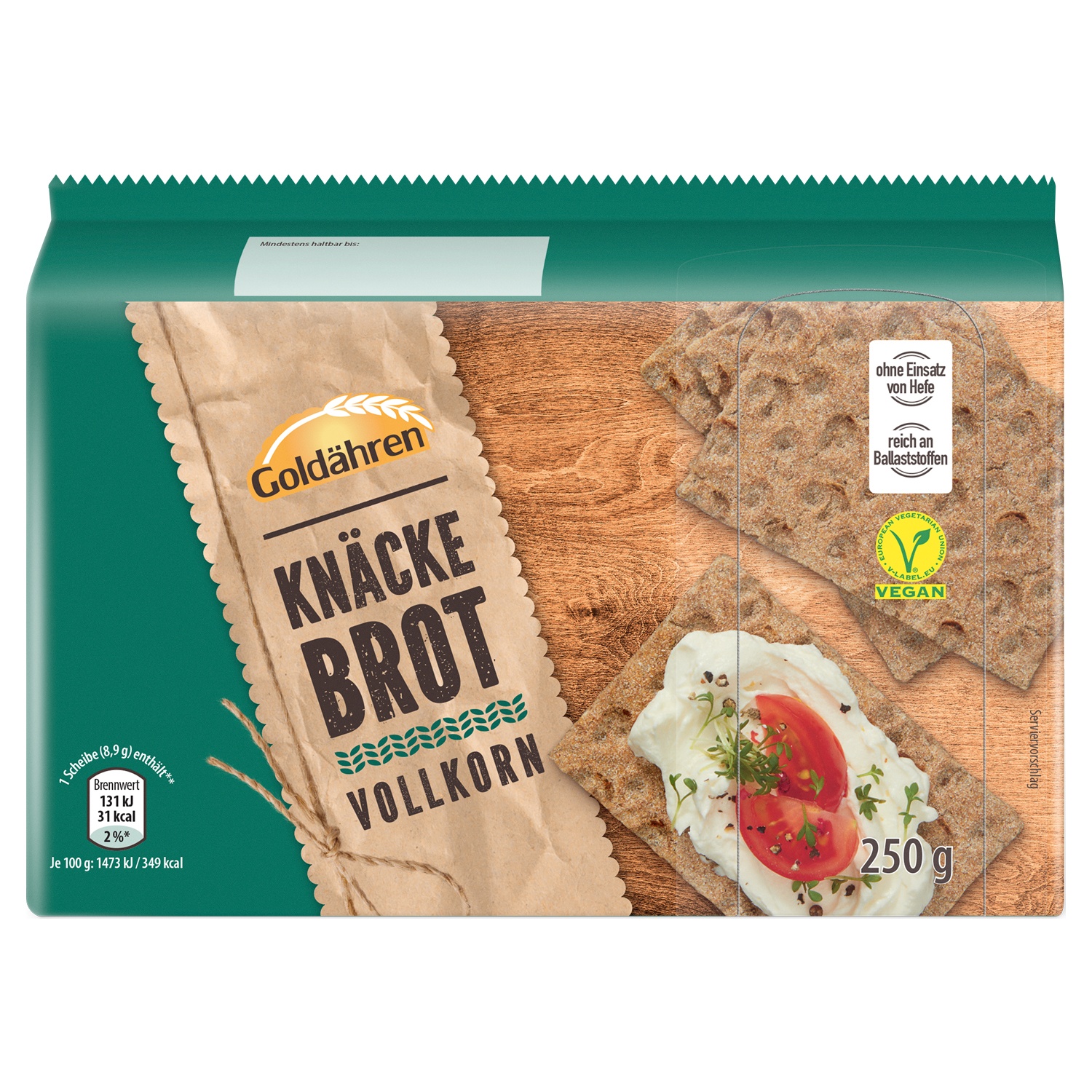 Goldahren Knackebrot 250 G Aldi Sud