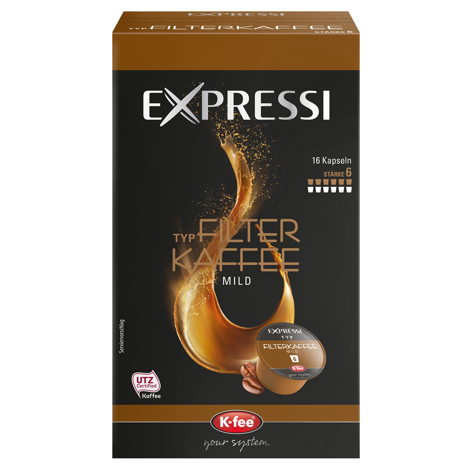 EXPRESSI Filterkaffee Mild 120 g