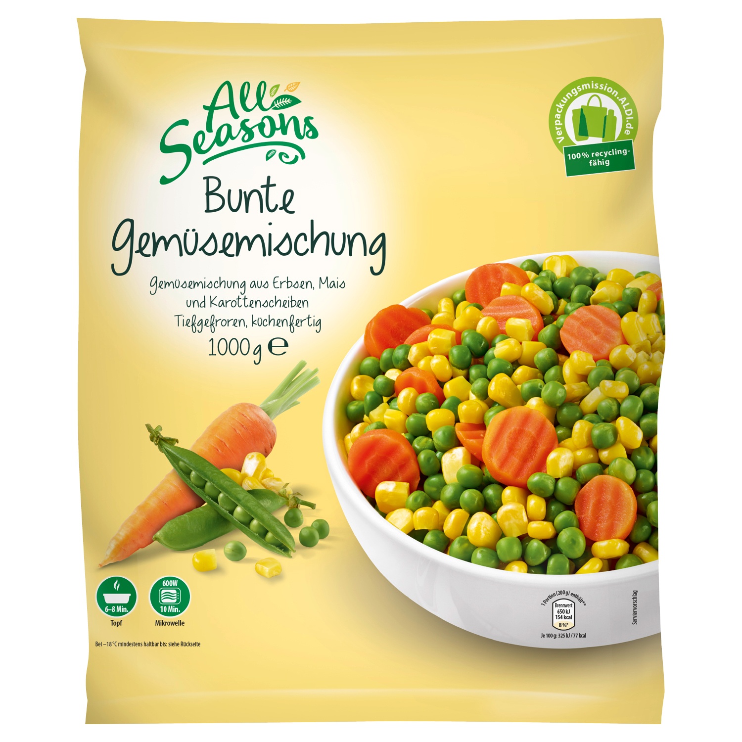 All Seasons Gemuse Sortiment 1000 G Aldi Sud