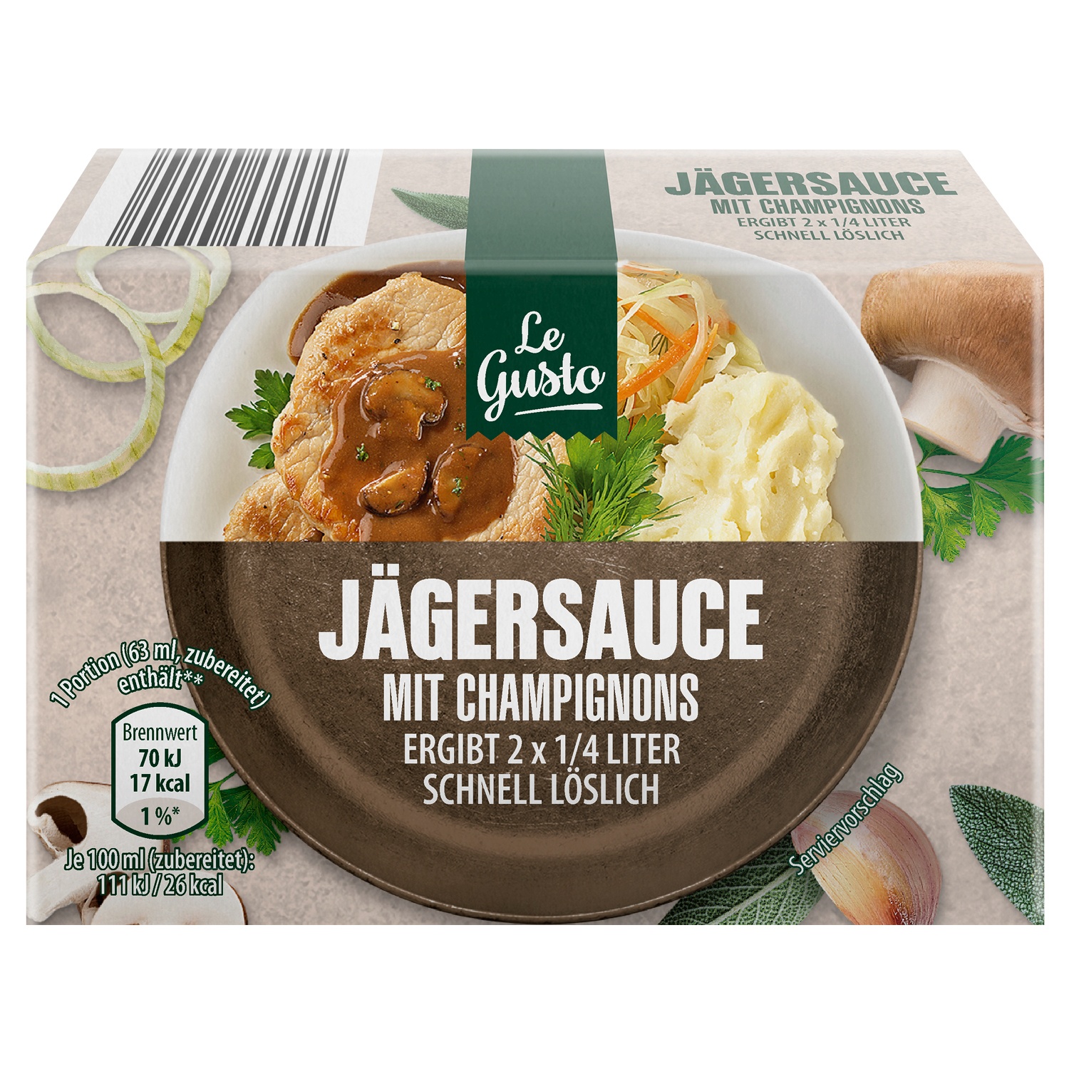 Le Gusto Jägersauce Mit Champignons 43g | ALDI SÜD