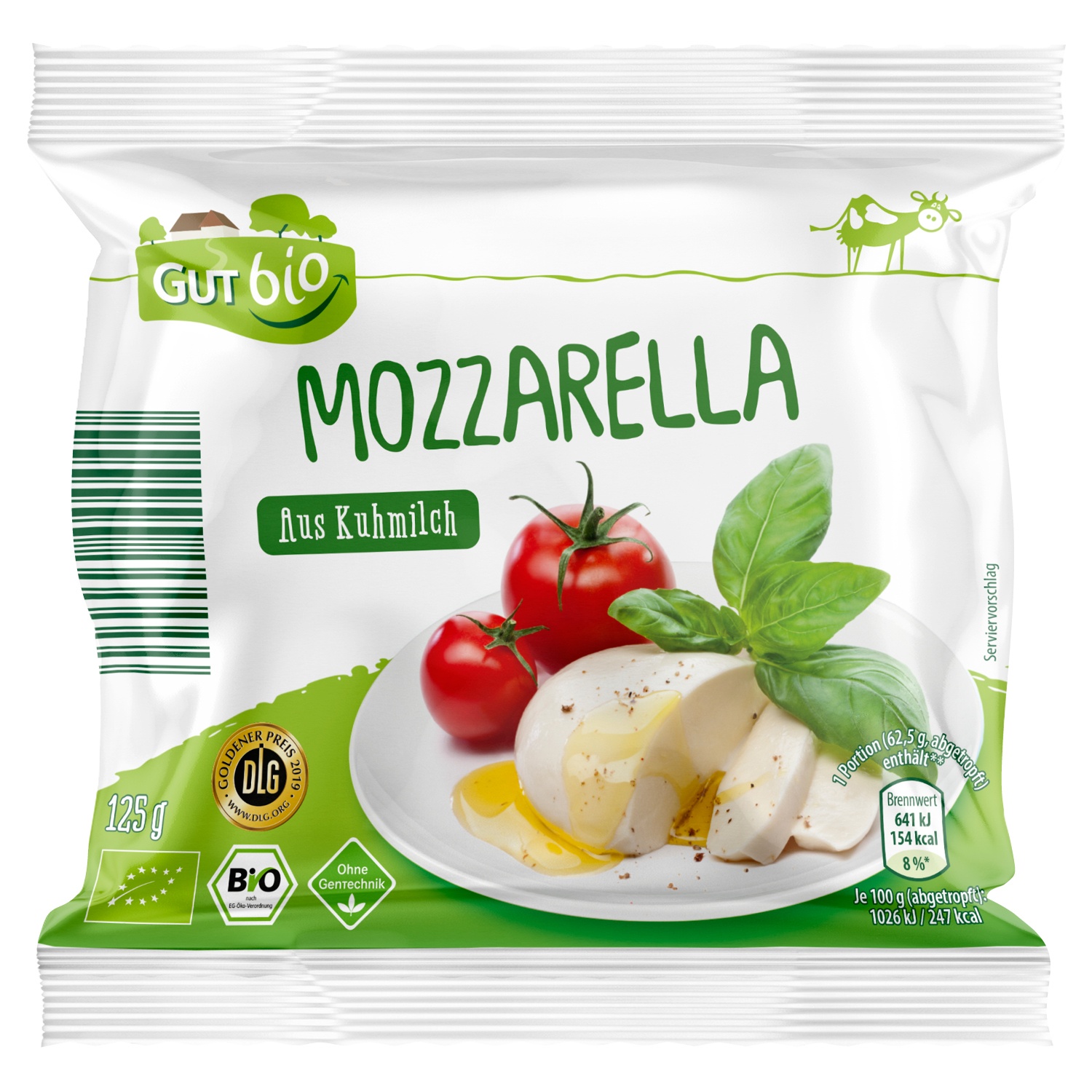 Gut Bio Bio Mozzarella 125 G Aldi Sud