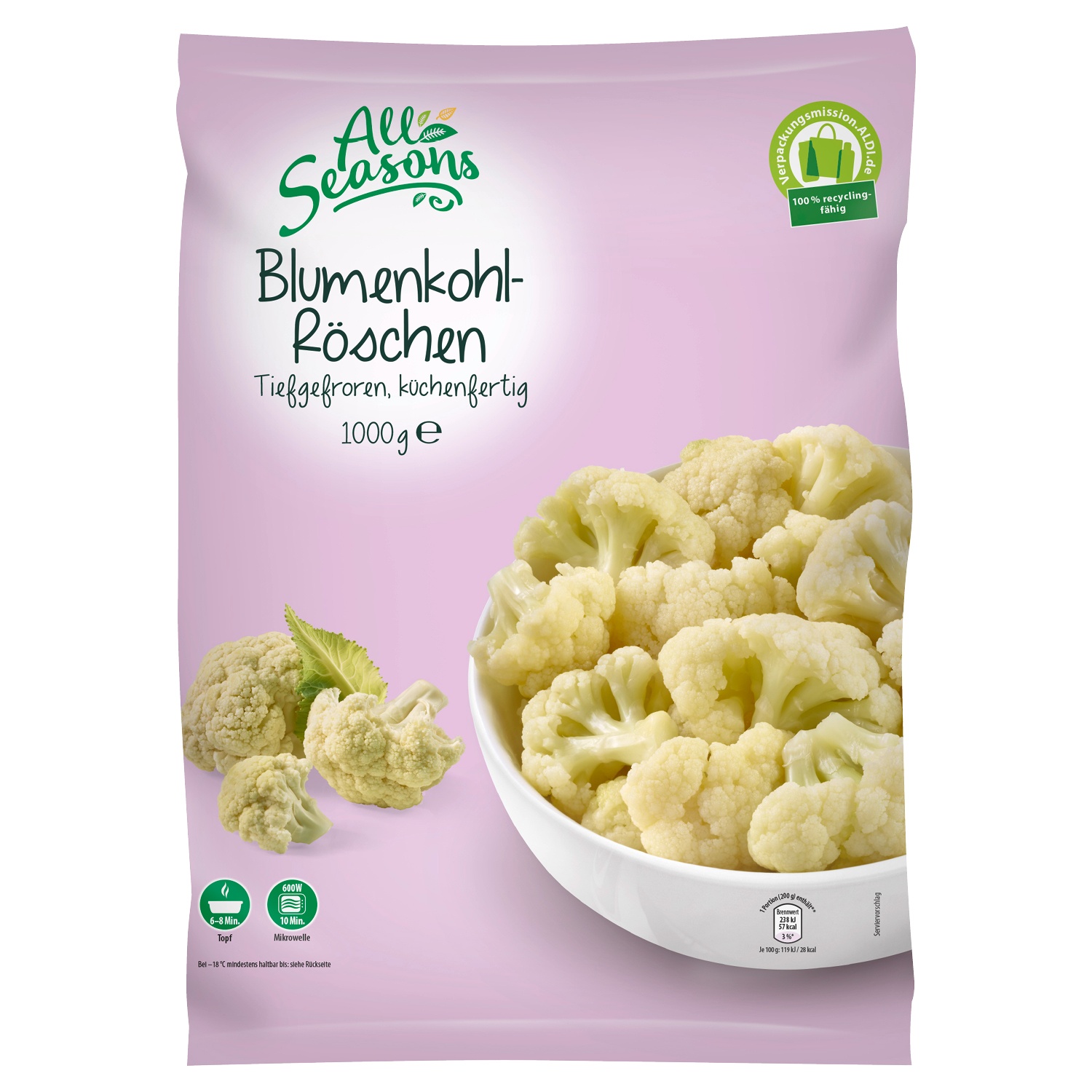 All Seasons Gemuse Sortiment 1000 G Aldi Sud