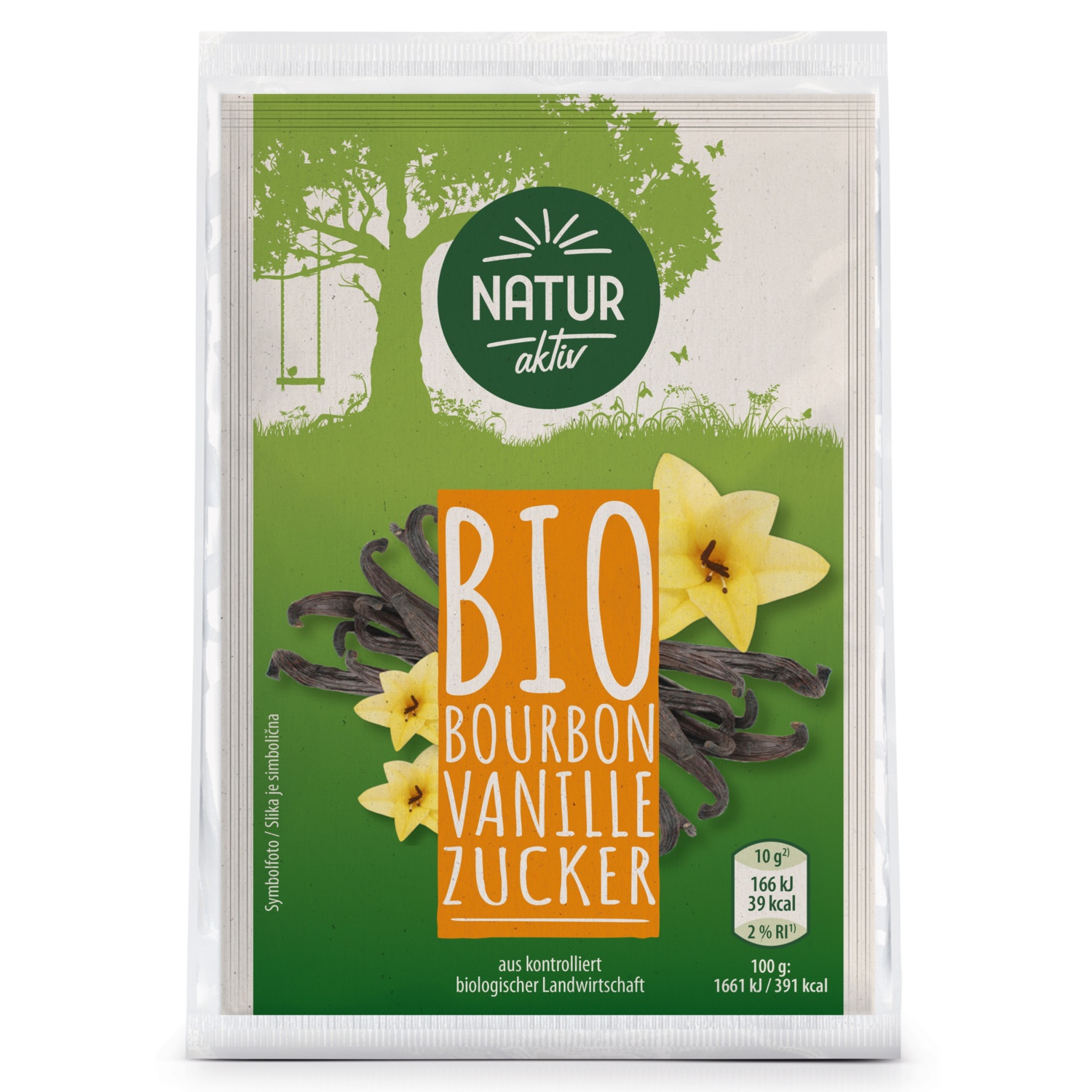 NATUR AKTIV BIO-Backartikel, Bourbon-Vanillezucker