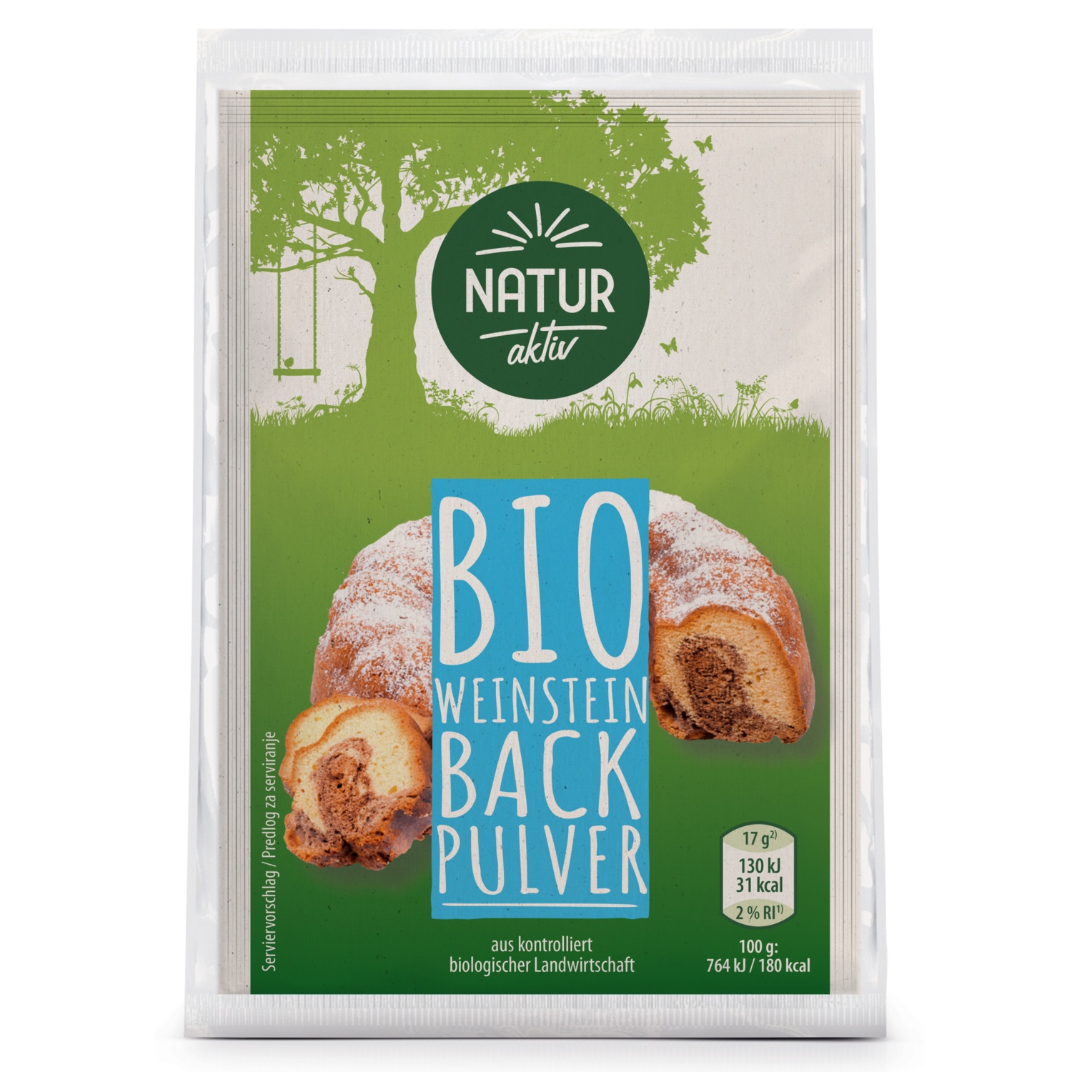 NATUR AKTIV BIO-Backartikel, Reinweinstein-Backpulver
