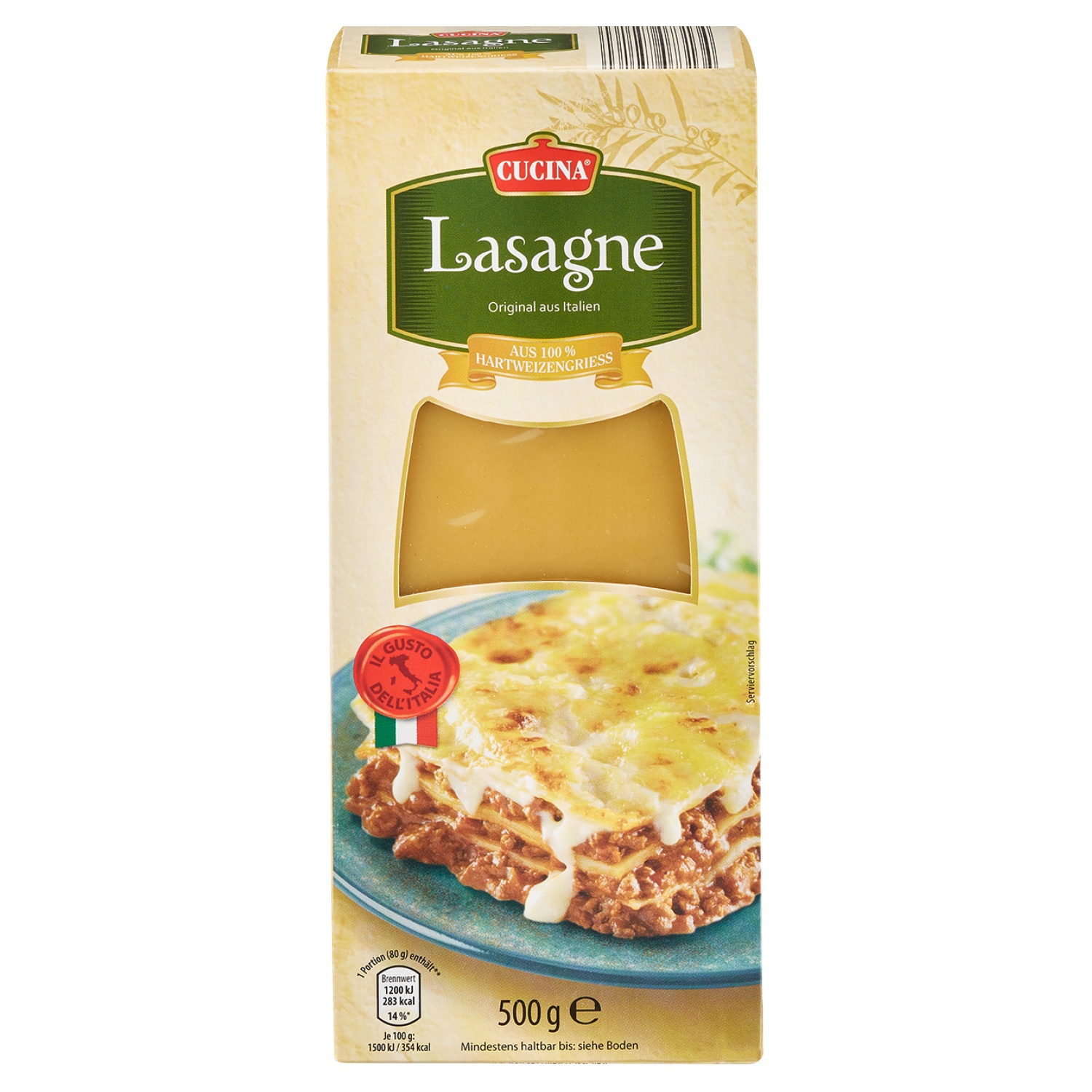 CUCINA® Lasagne 500g