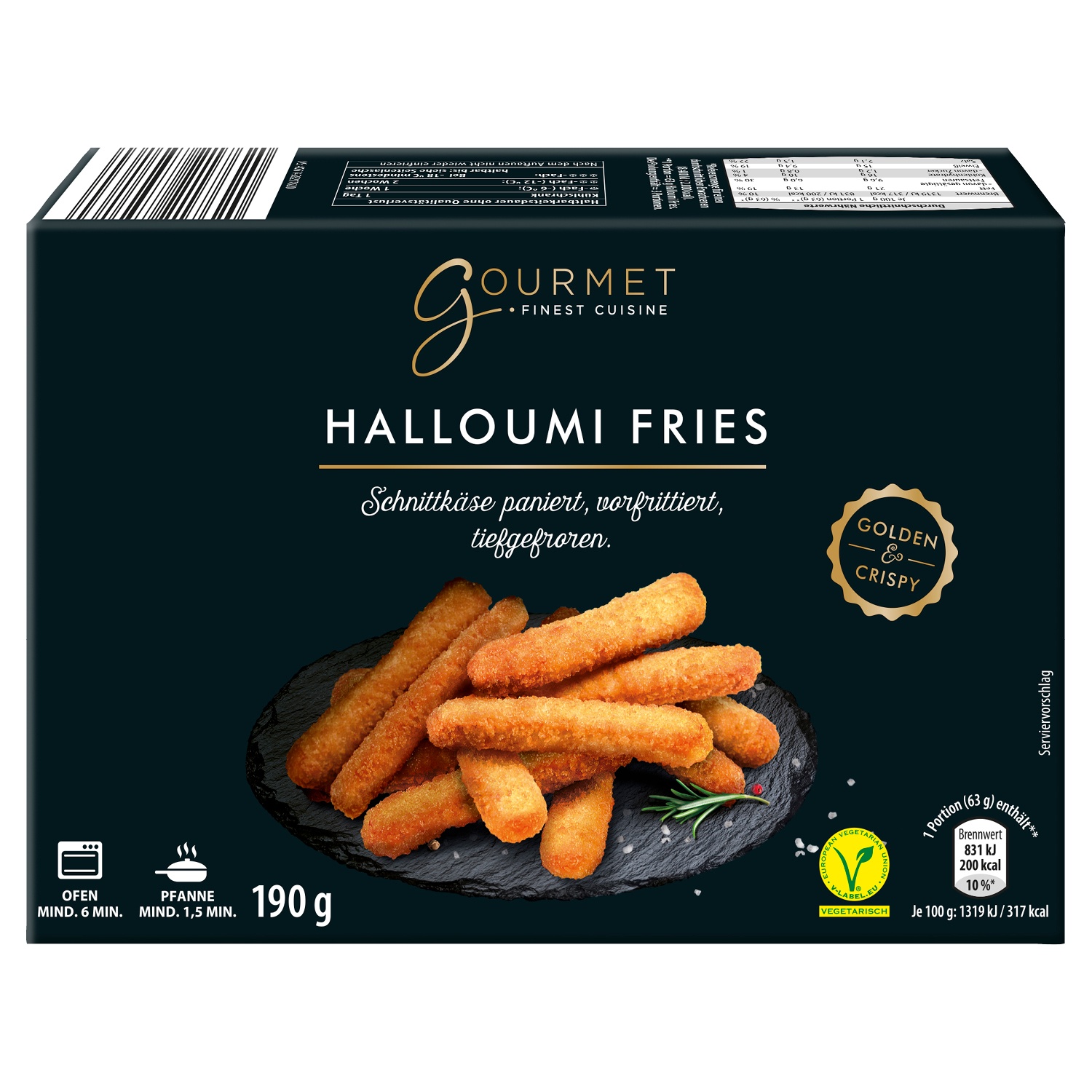 Gourmet Halloumi Fries 190g Aldi Sud