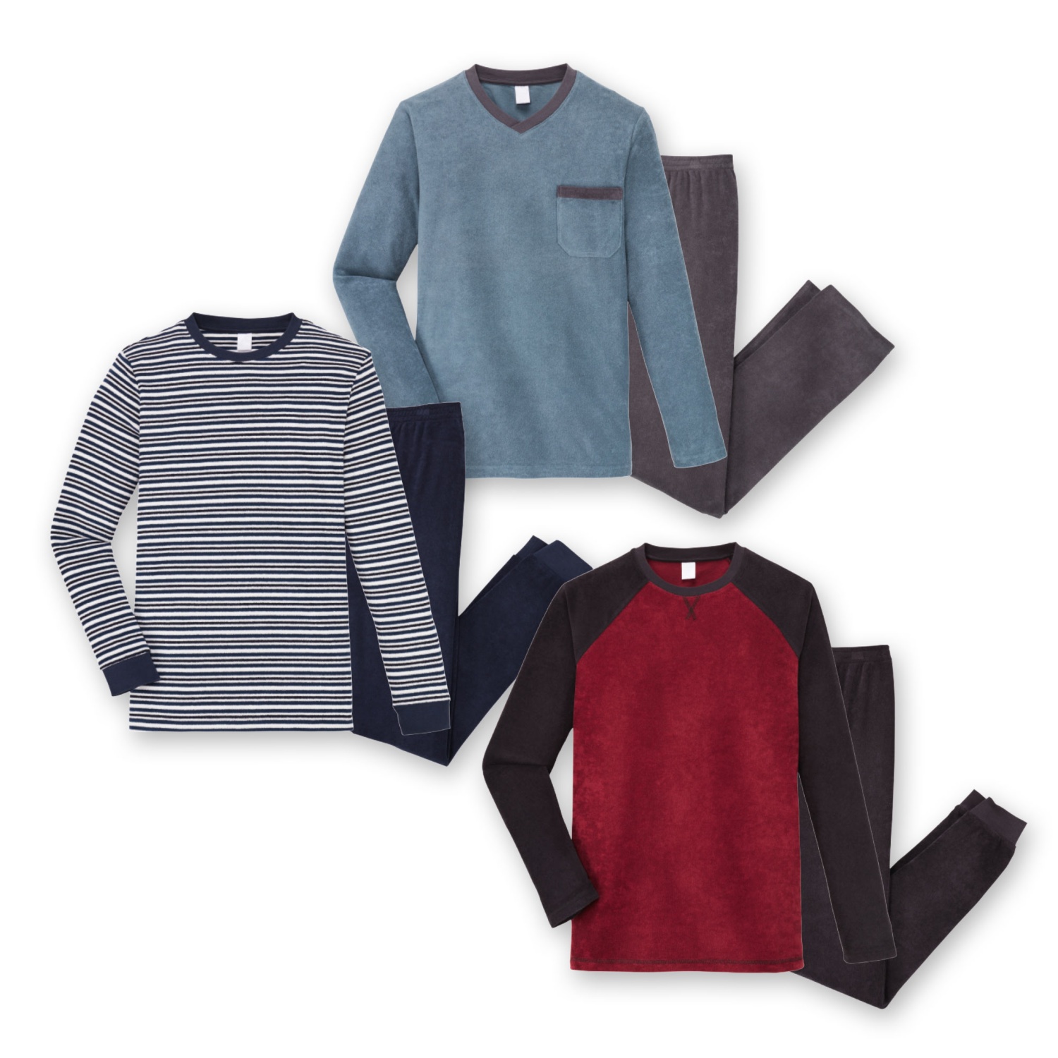 WATSON'S Herren-Frottee-Pyjama