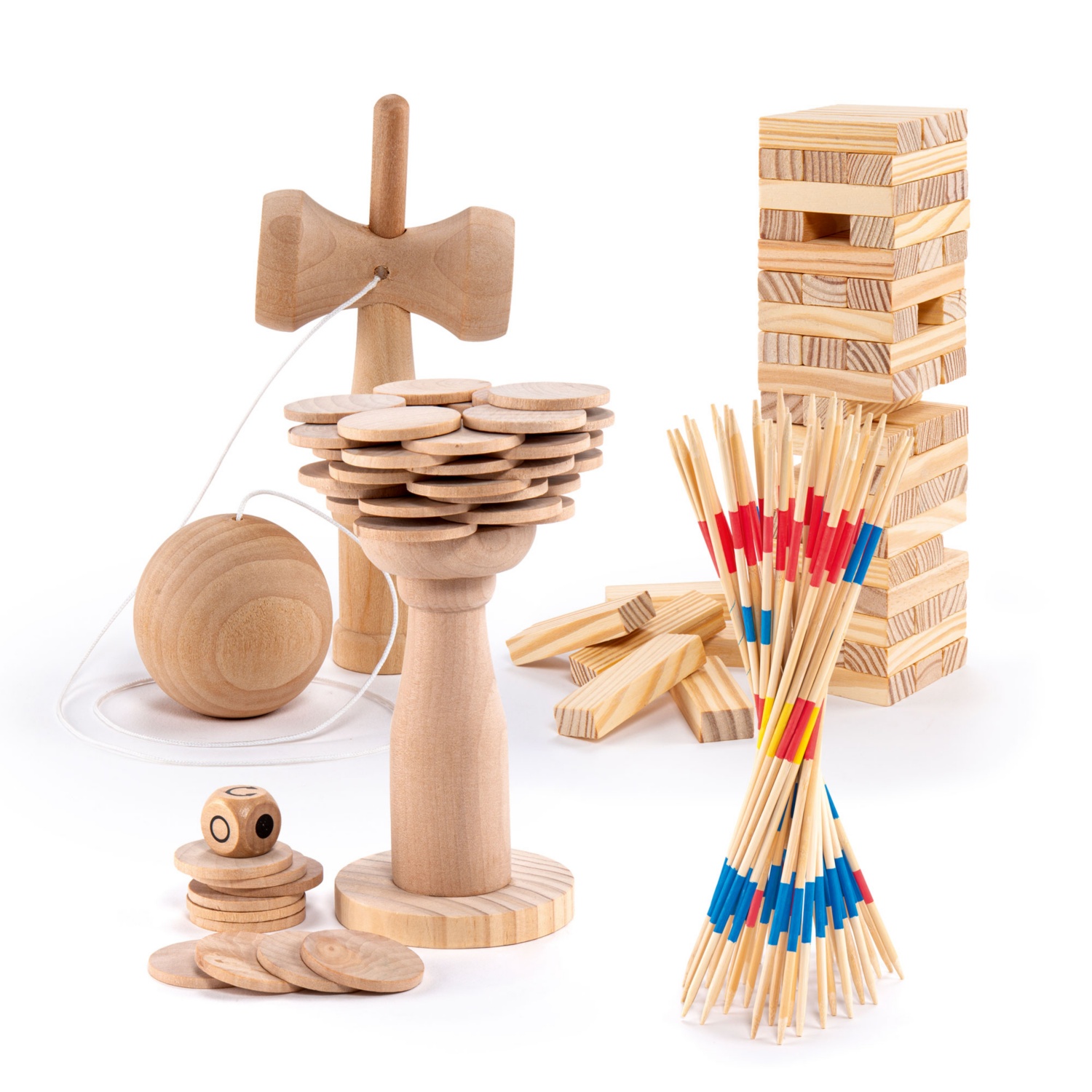 TOYLINO Holz-Geschicklichkeitsspiel