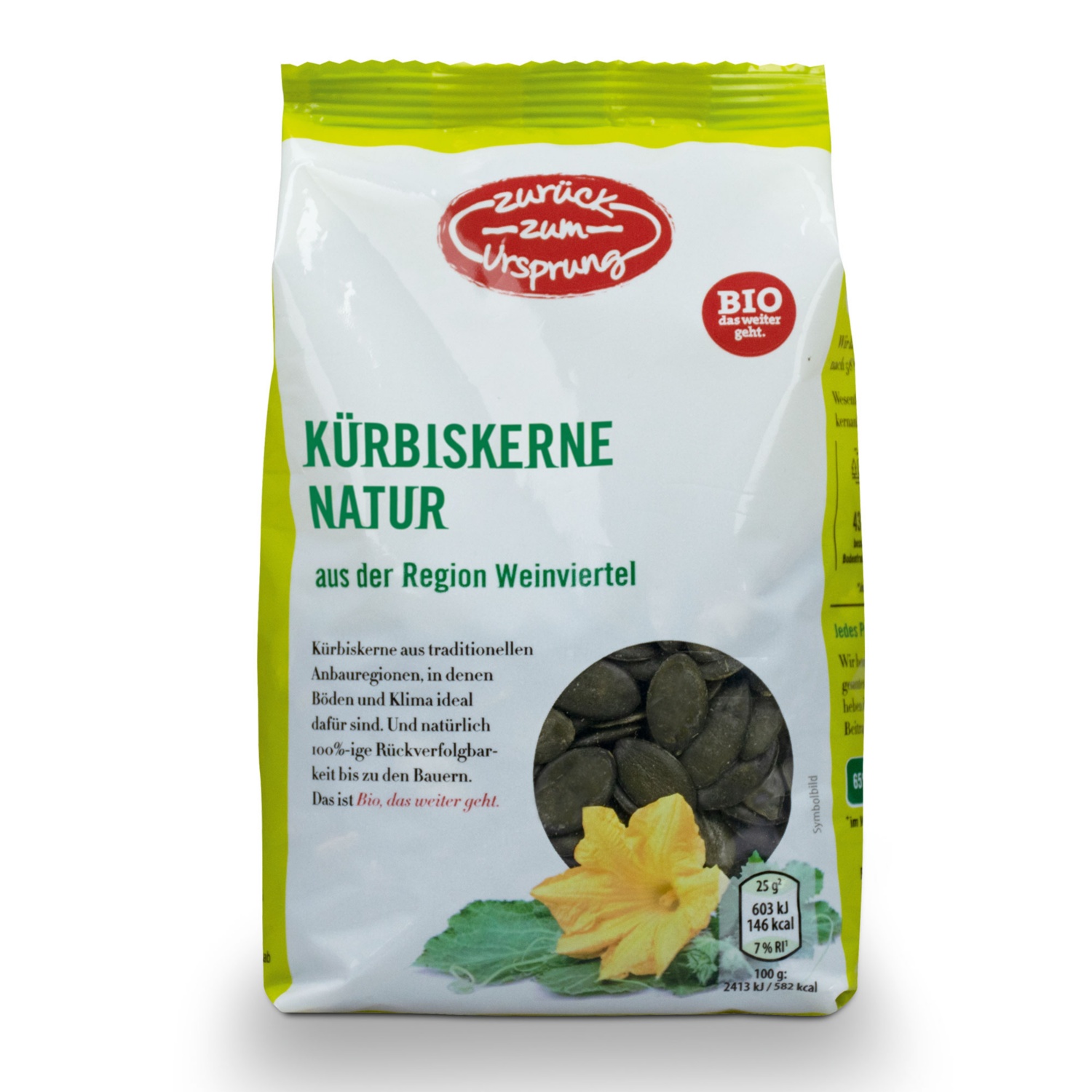 ZURÜCK ZUM URSPRUNG BIO-Kürbiskerne, natur