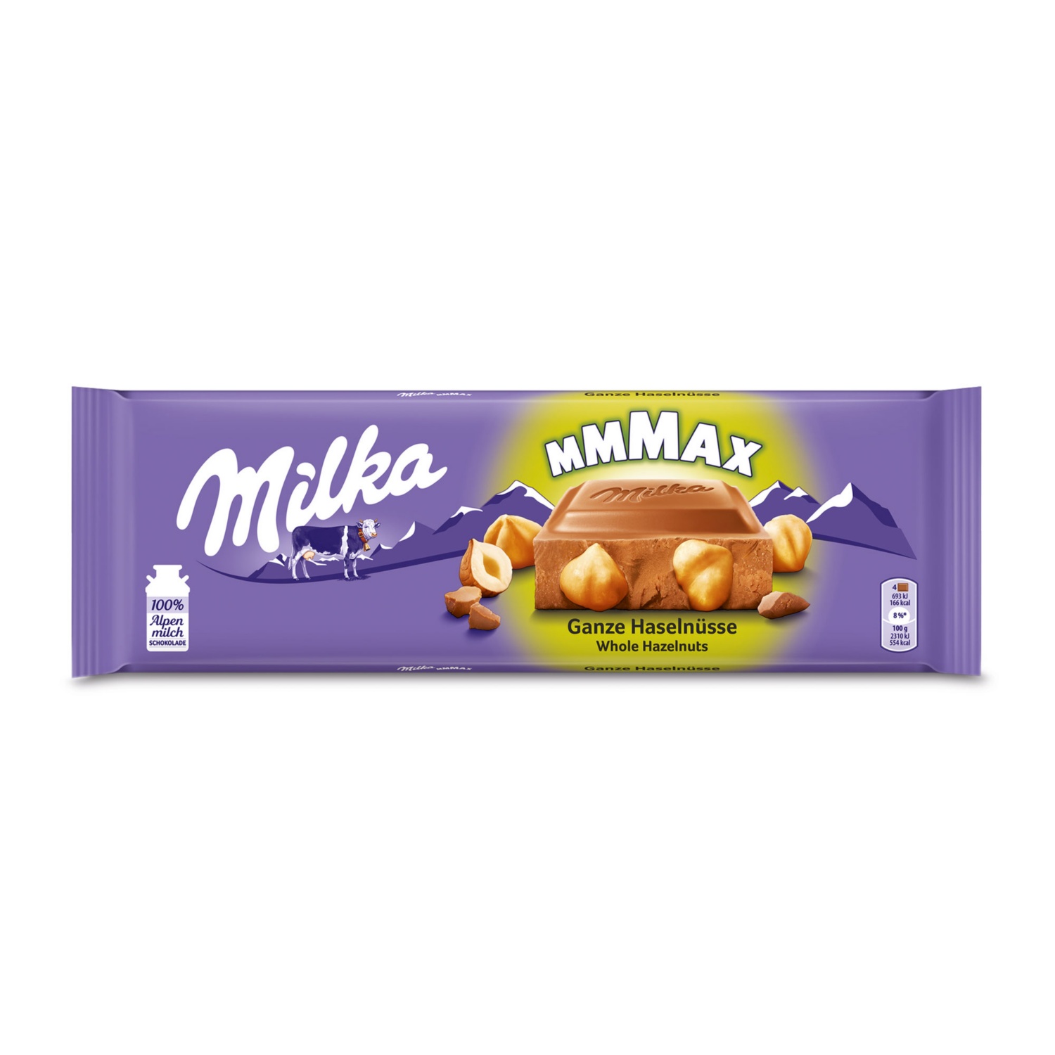 MILKA Schokolade, Ganze Haselnüsse