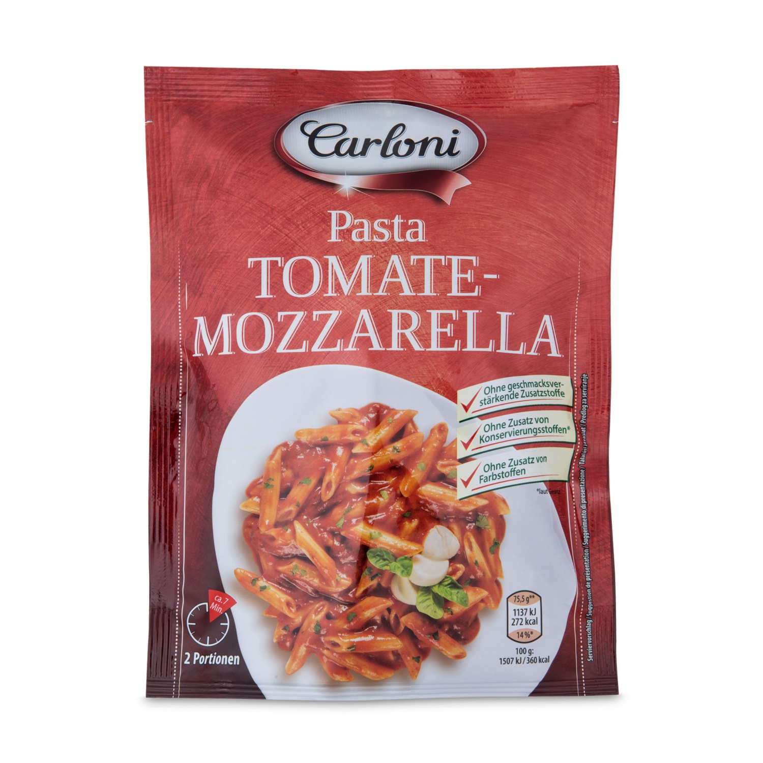 ASIA Nudelfertiggericht, Tomate-Mozzarella