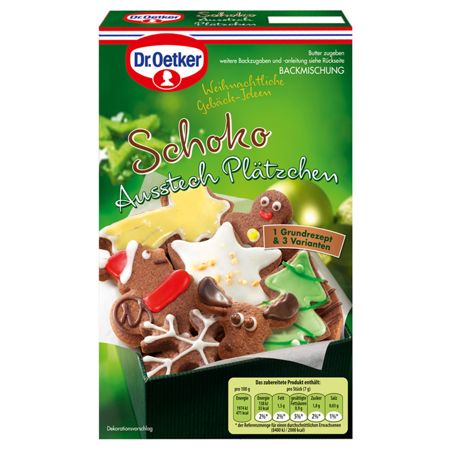 Dr Oetker Backmischung Weihnachtsplatzchen 500 G Aldi Sud