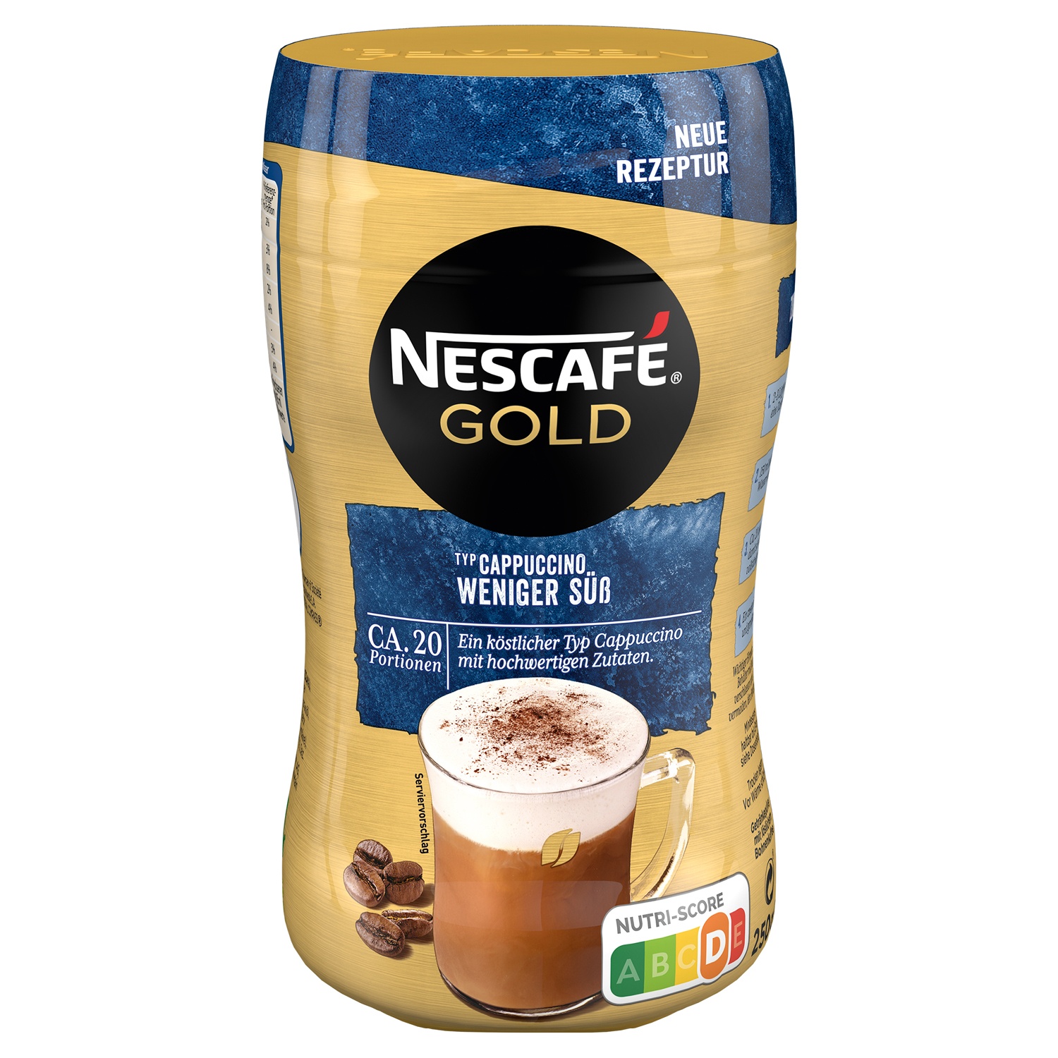 Nescafe gold barista style. Nescafe Gold Cappuccino. Нескафе Голд капучино. Кофейный напиток Nescafe Gold Cappuccino, 225г..