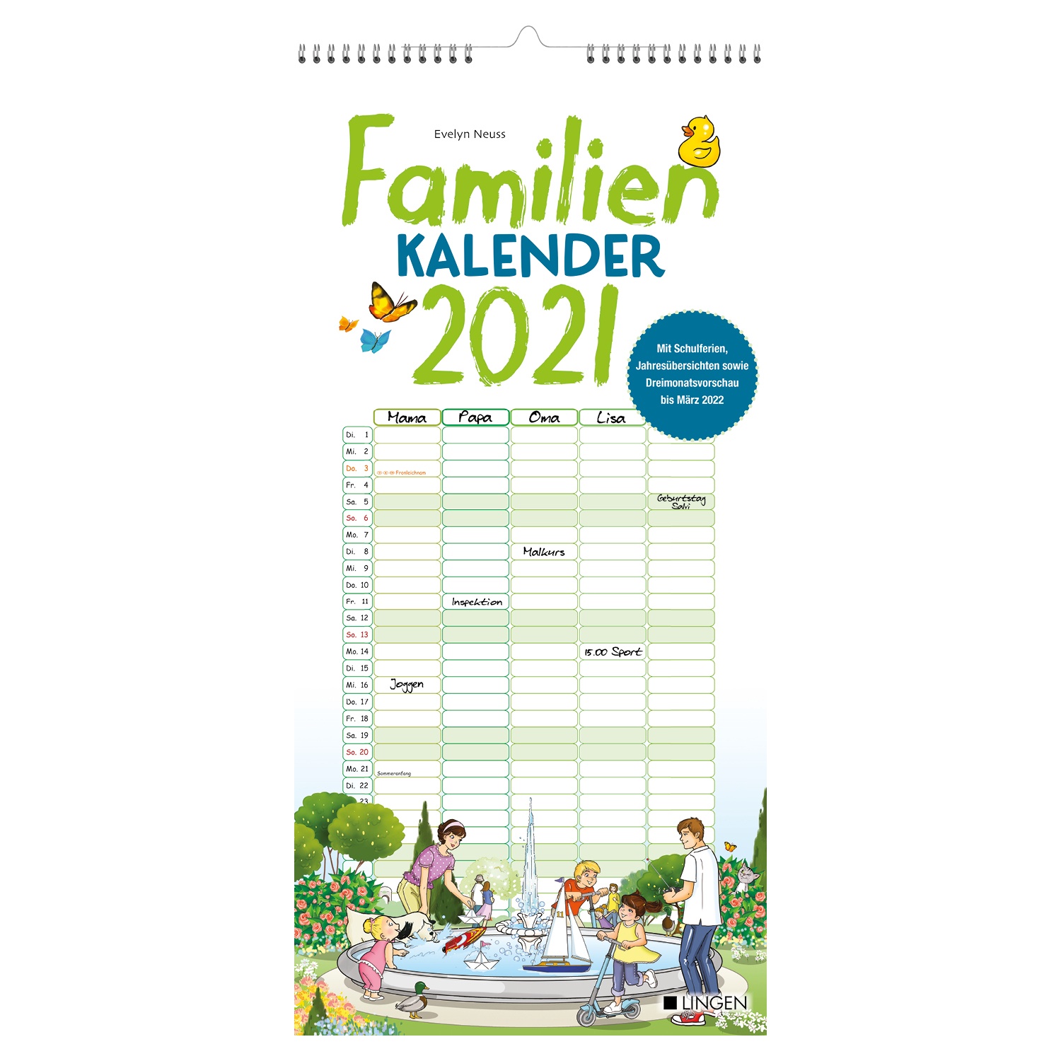 Familienkalender Aldi Sud