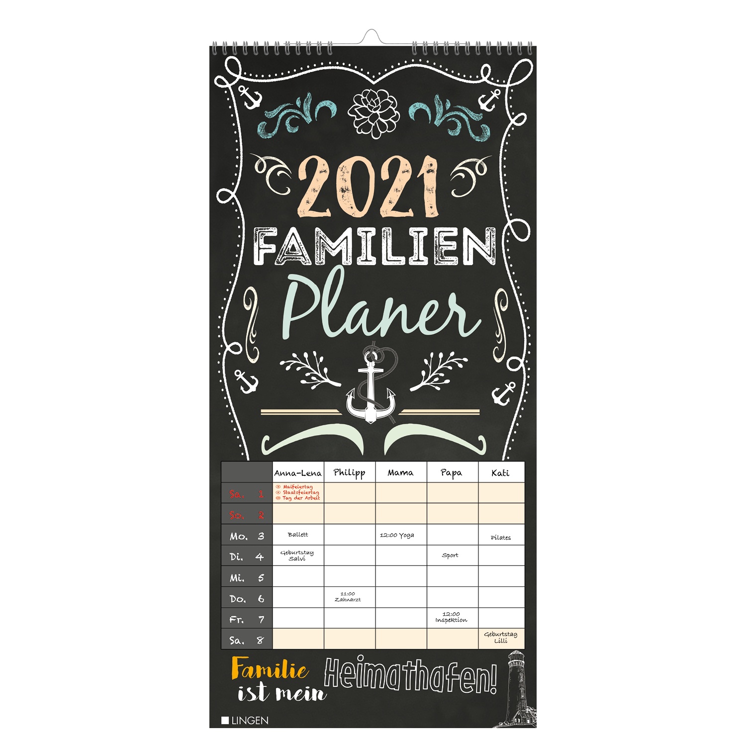 Familienkalender Aldi Sud