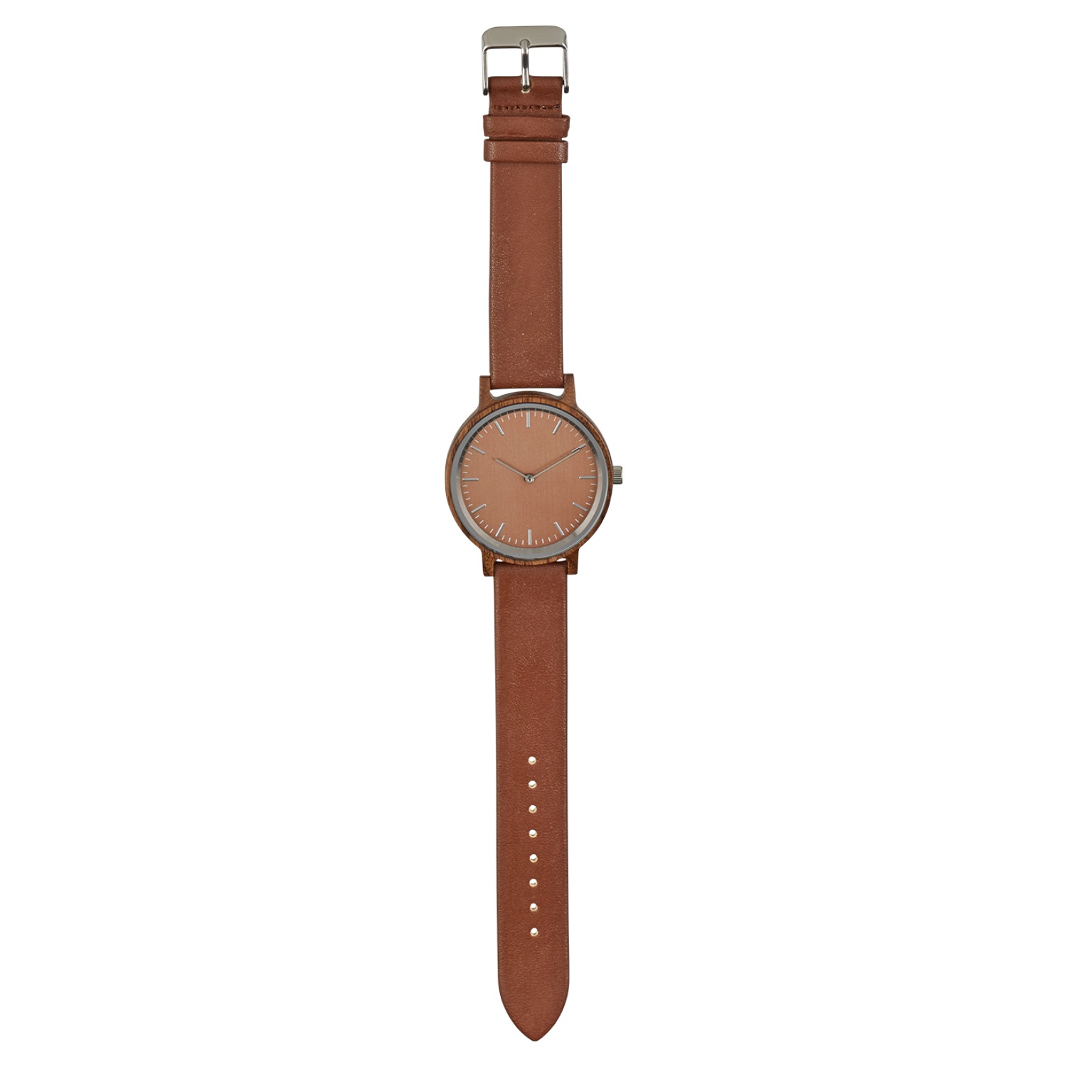 KRONTALER Holz-Armbanduhr Slim Line