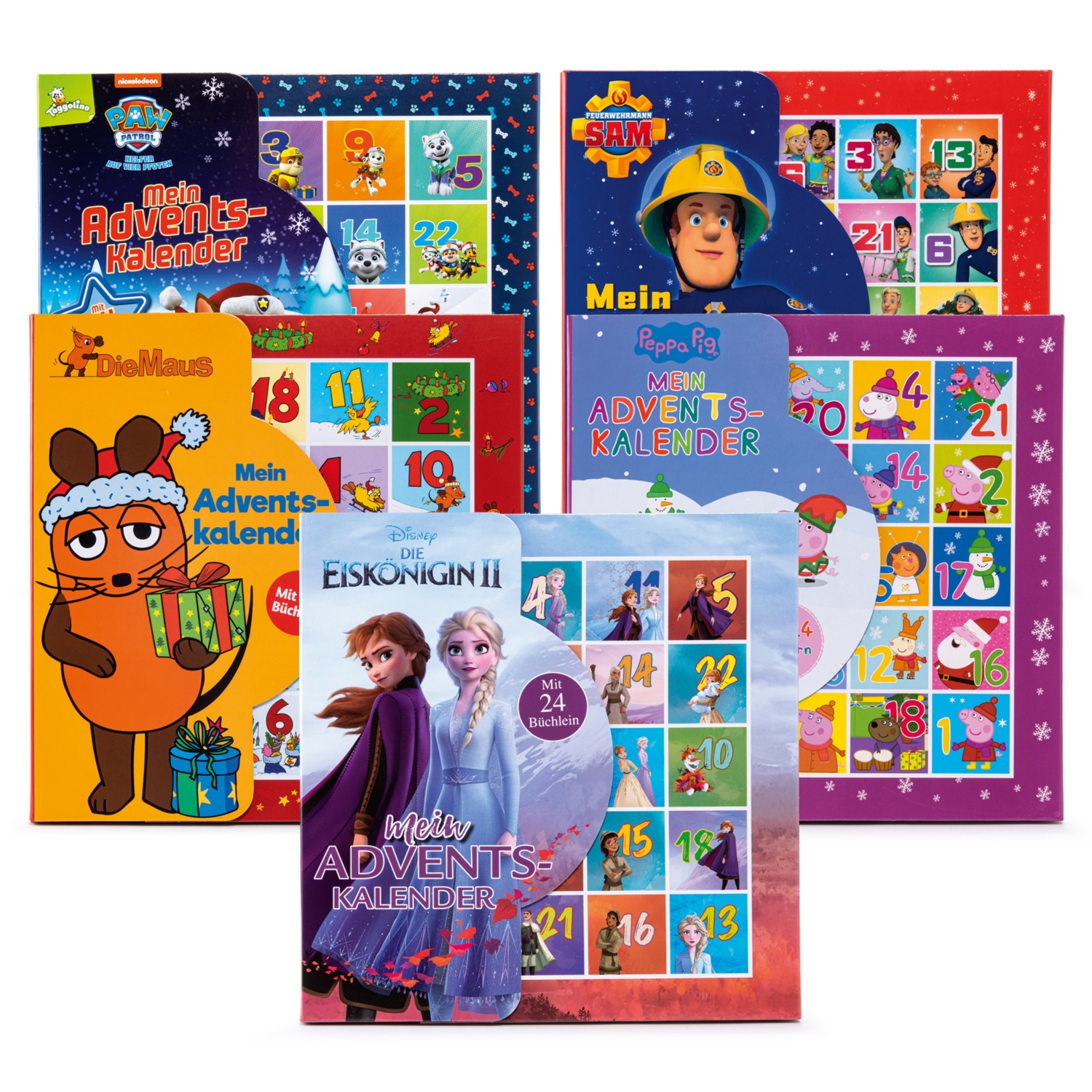 Adventkalender mit Mini-Büchlein