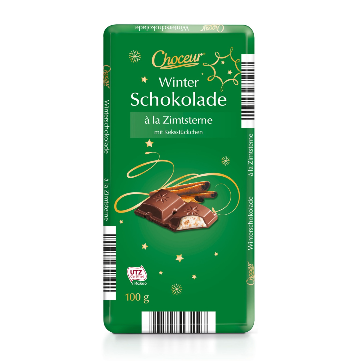 CHOCEUR Winterschokolade, Zimtstern