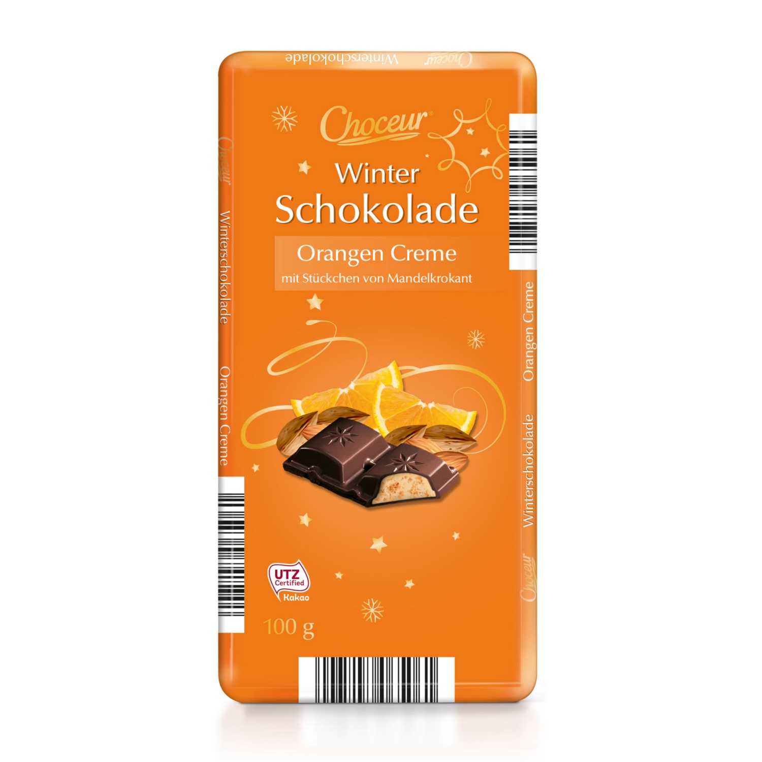 CHOCEUR Winterschokolade, Orangencreme