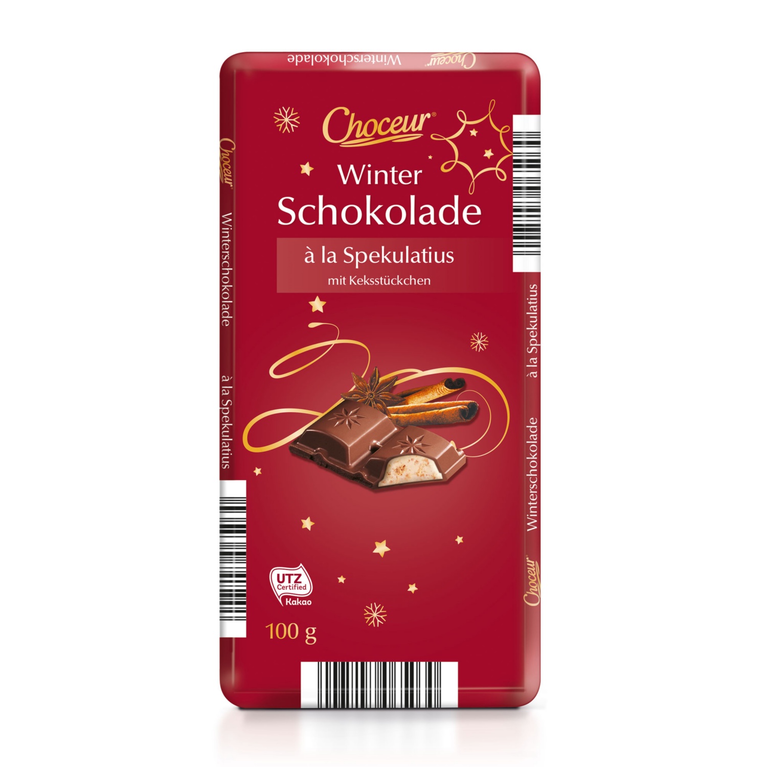 CHOCEUR Winterschokolade, Spekulatius