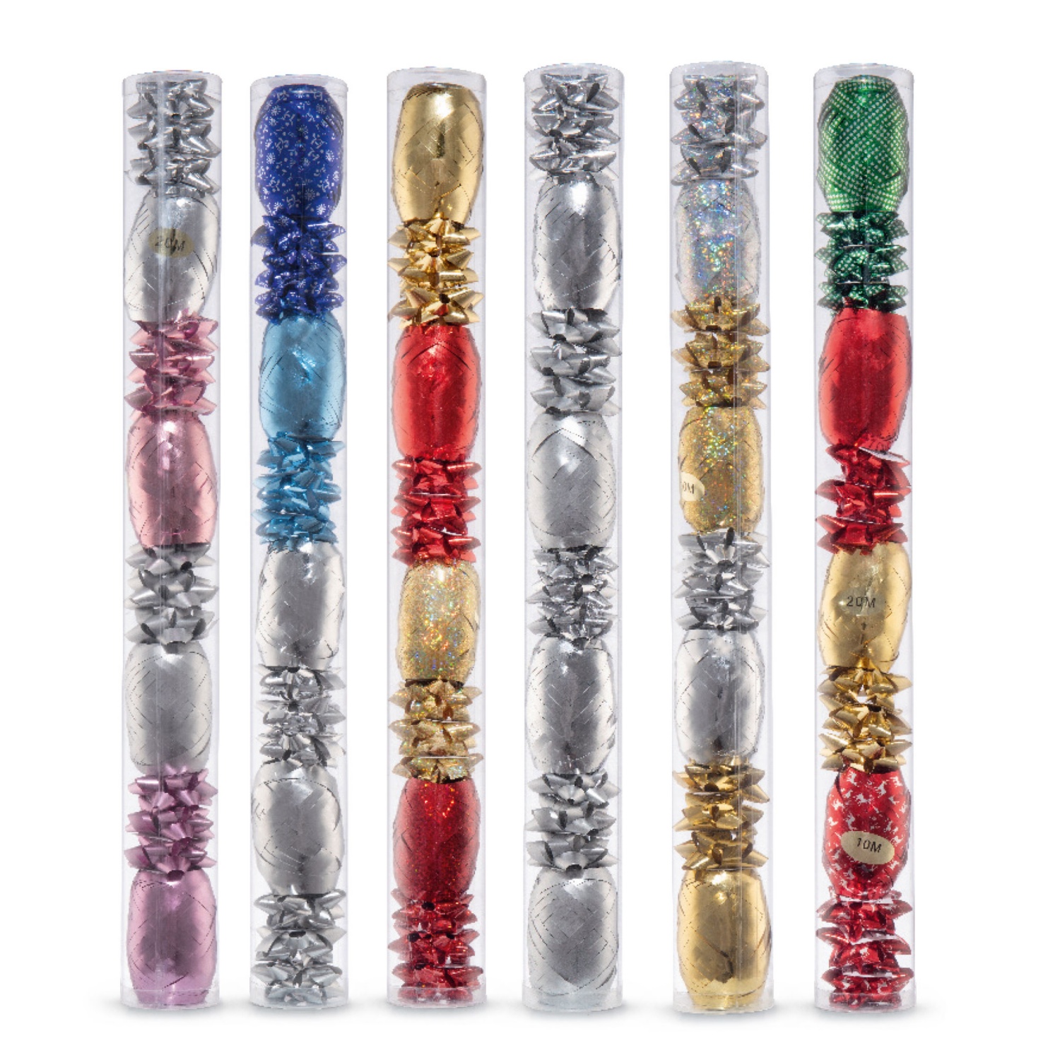 Weihnachtliches Ringelbandset