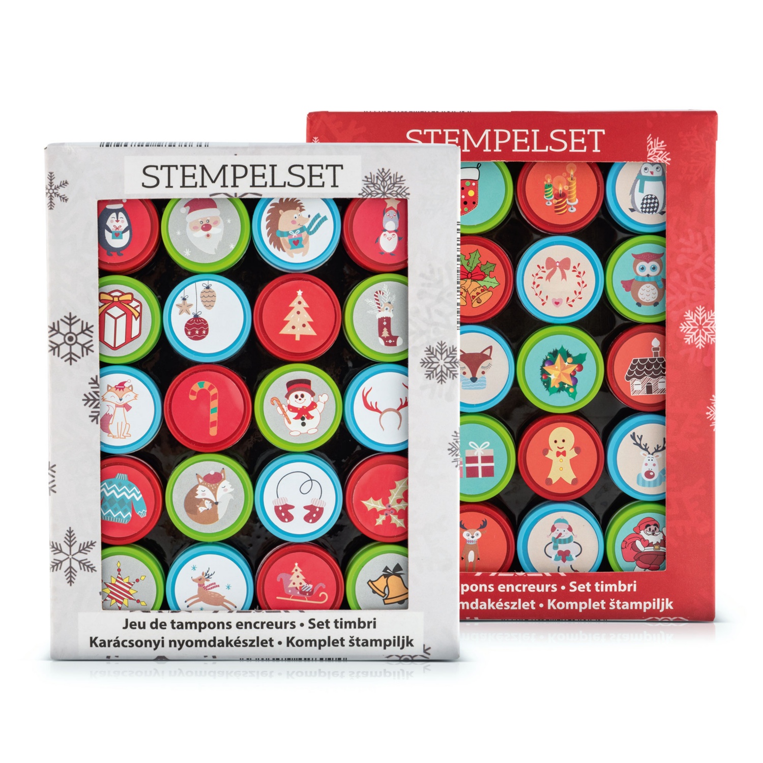 Weihnachts-Stempelset, 20-teilig