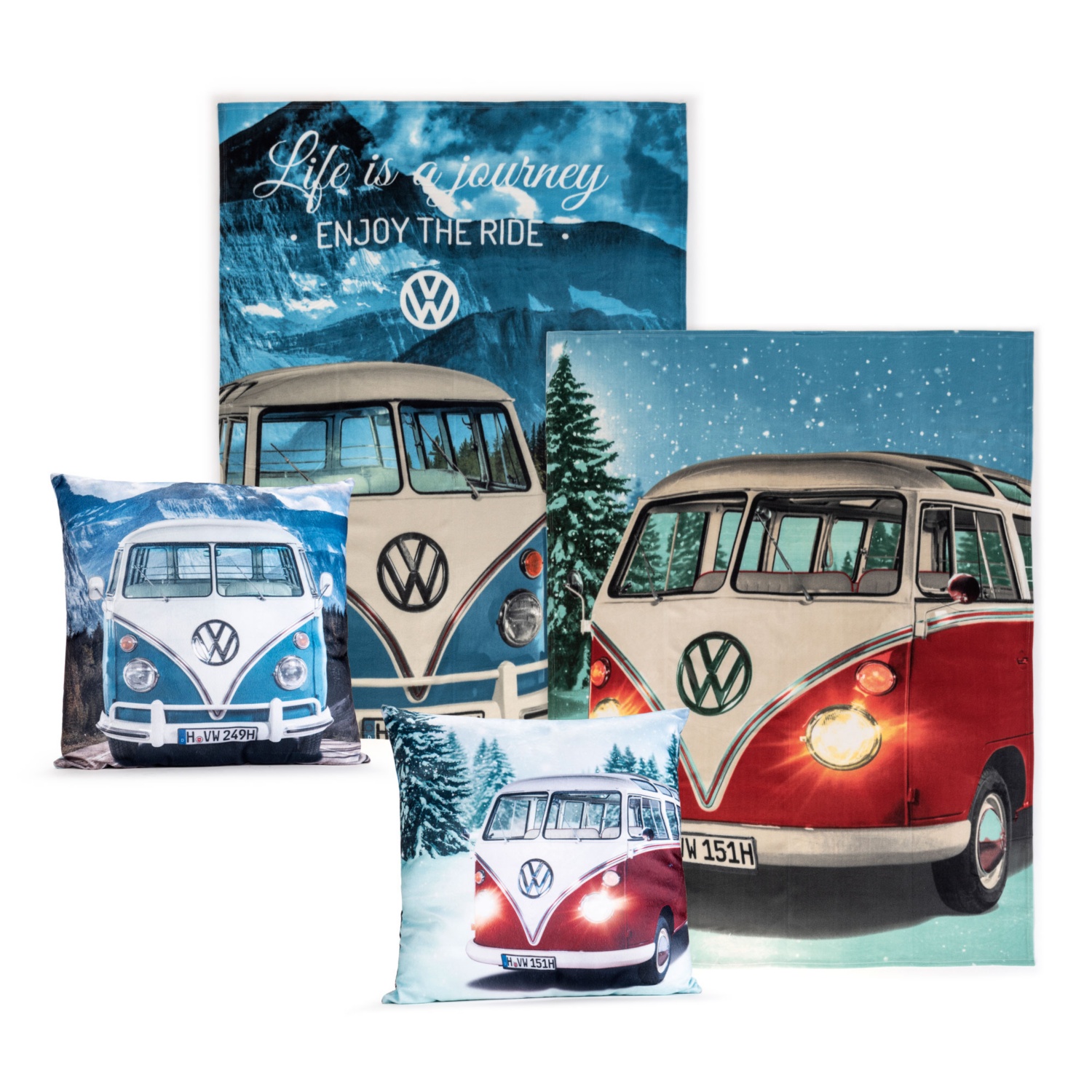 VW Decke / Kissen, Doppelpkg.