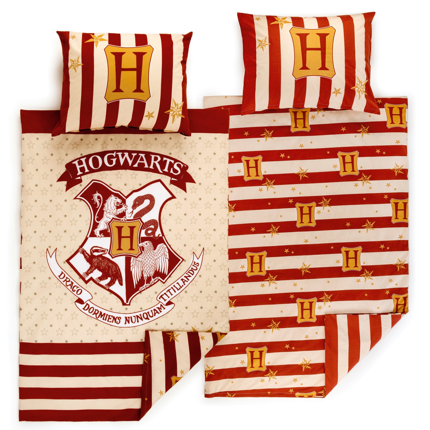 Bettwäsche Harry Potter, Hogwarts Rot HOFER