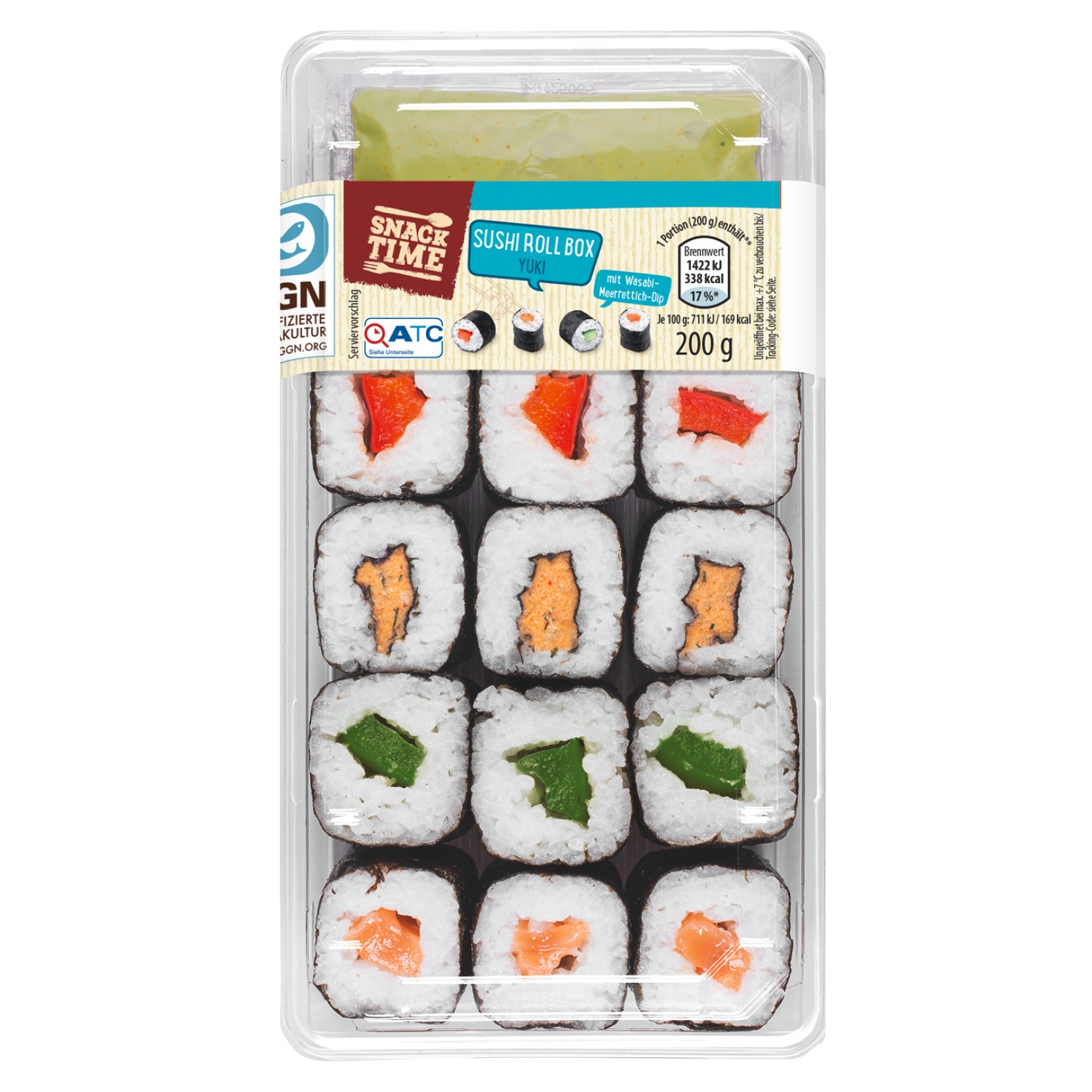 SNACK TIME Sushi Roll Box 200 g