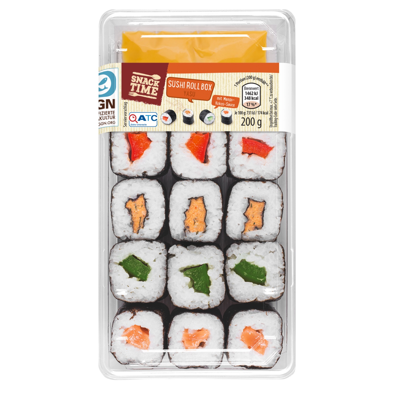 SNACK TIME Sushi Roll Box 200 g