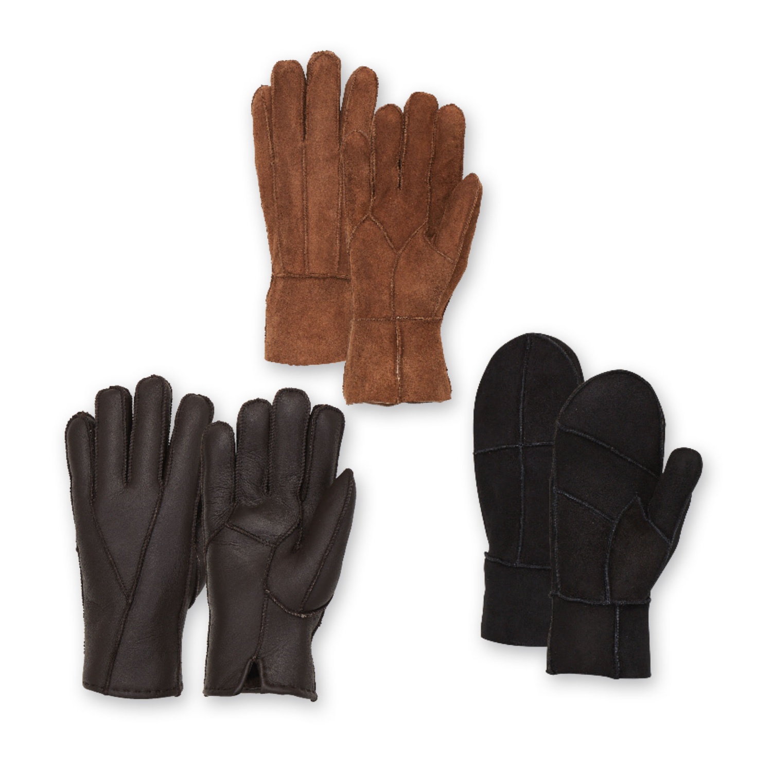 BELLANTARE Lammfell-Handschuhe für Damen