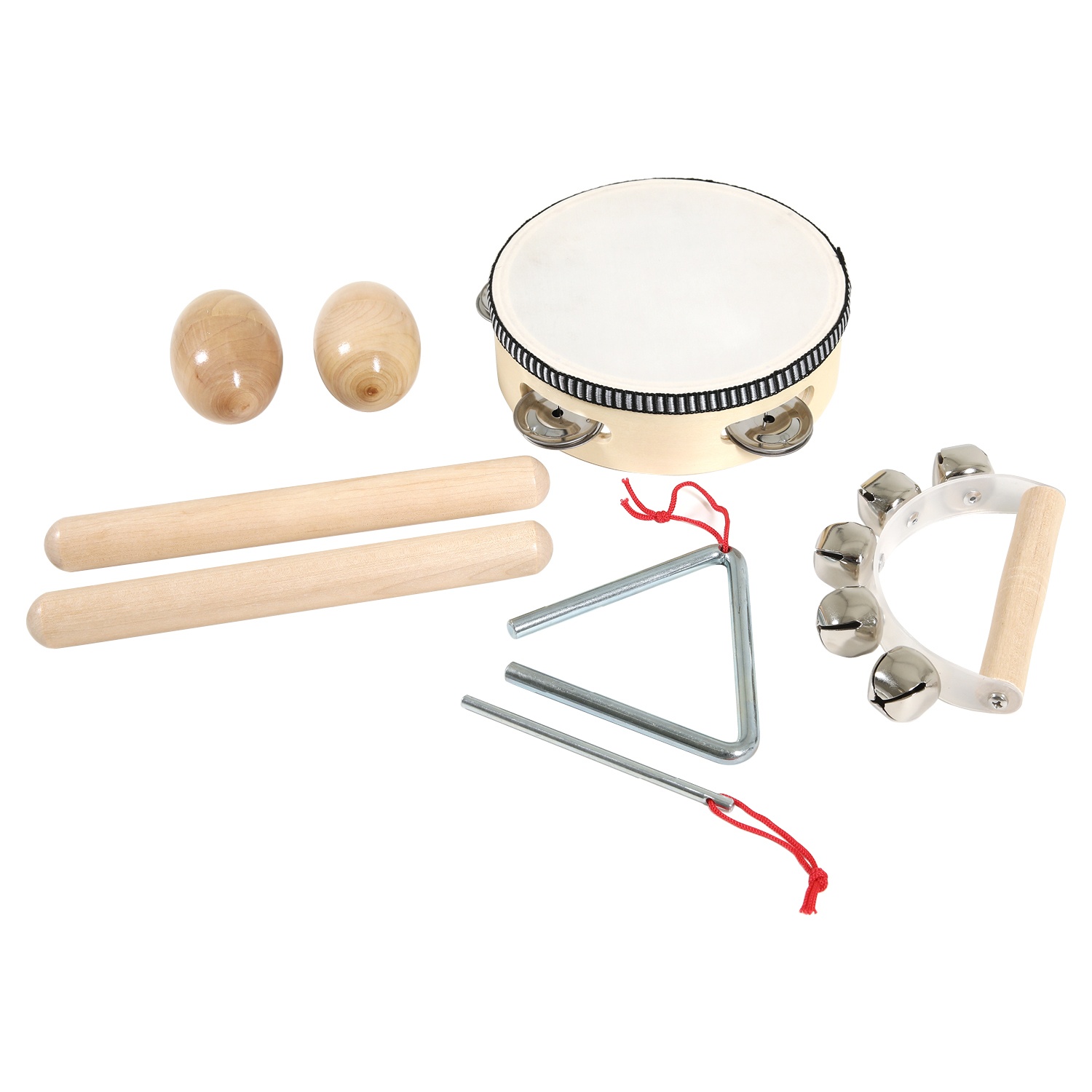 Musikinstrumente 27 Stück Set Holz Percussion Kinderspielzeug Schlagzeug B-WARE 