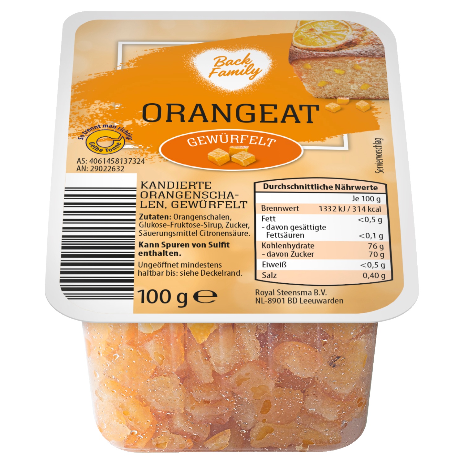 Back Family Zitronat/Orangeat 100 g