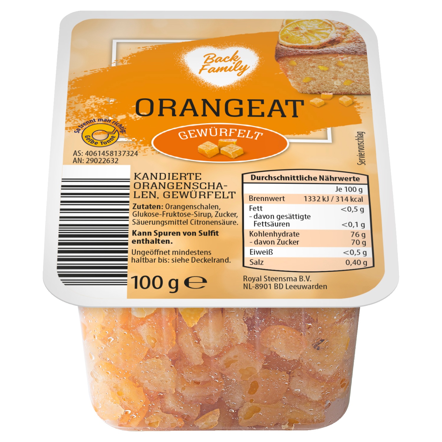 Back Family Zitronat Orangeat 100 G Aldi Sud