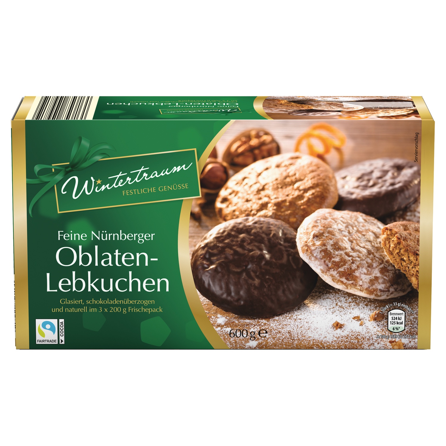 Wintertraum Oblaten Lebkuchen 600 G Aldi Sud