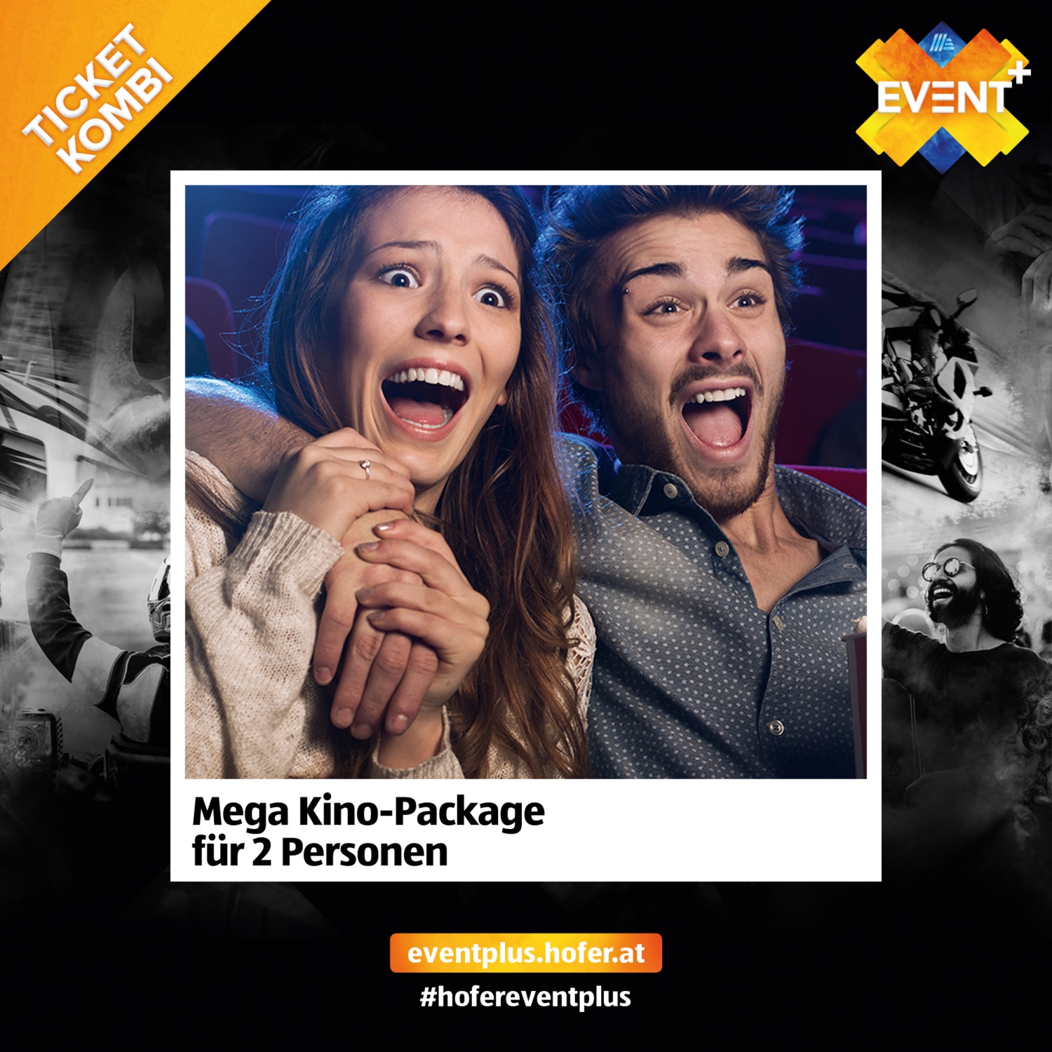 Mega Kino-Package für 2 Personen