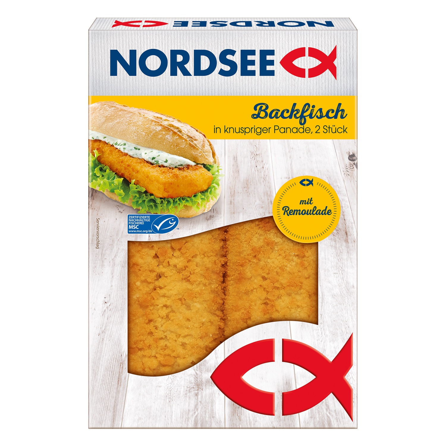 Nordsee Backfisch Mit Sauce 8 G Aldi Sud