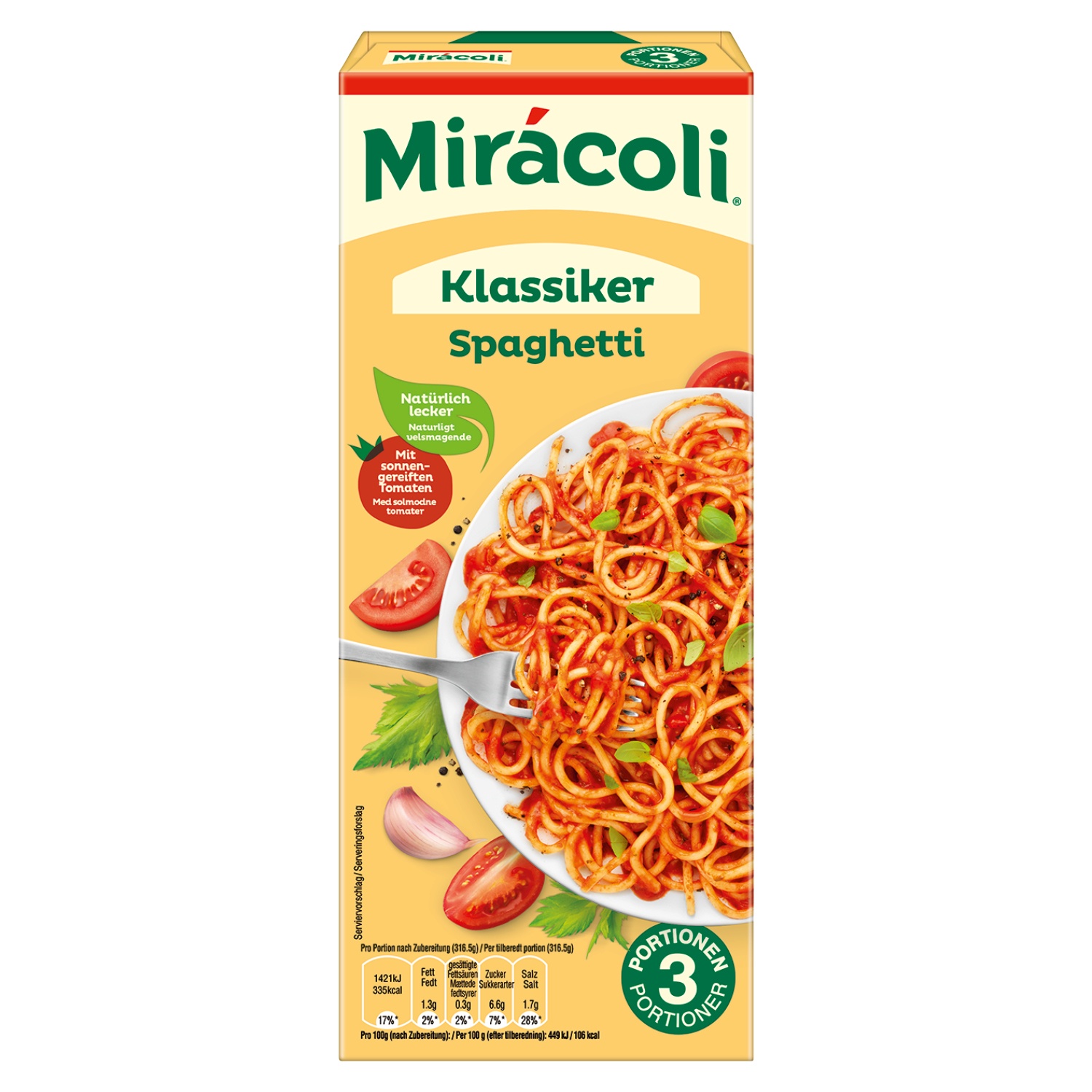 Mirácoli® Spaghetti Klassiker mit Tomatensauce 380 g