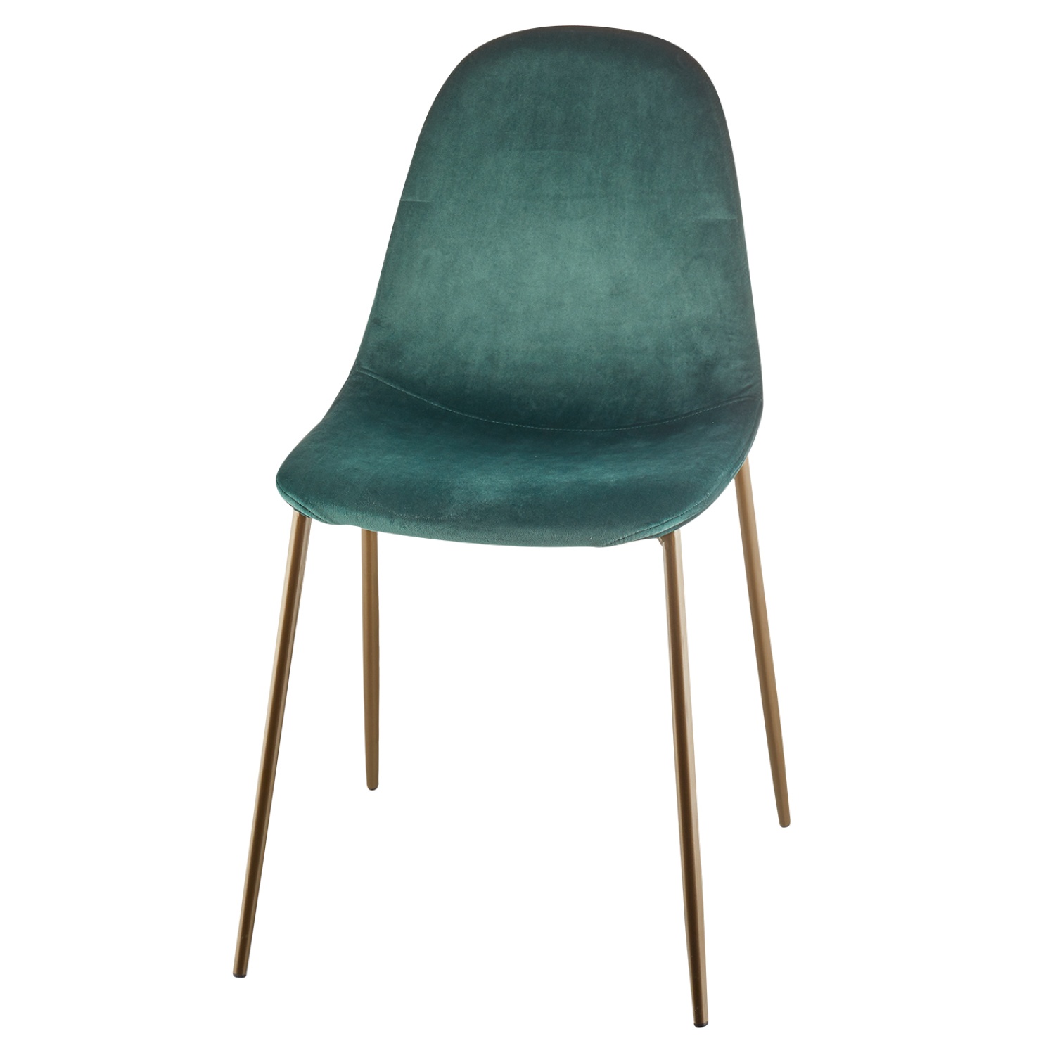 Living Style Stuhl in Samt-Optik, 2-er Set