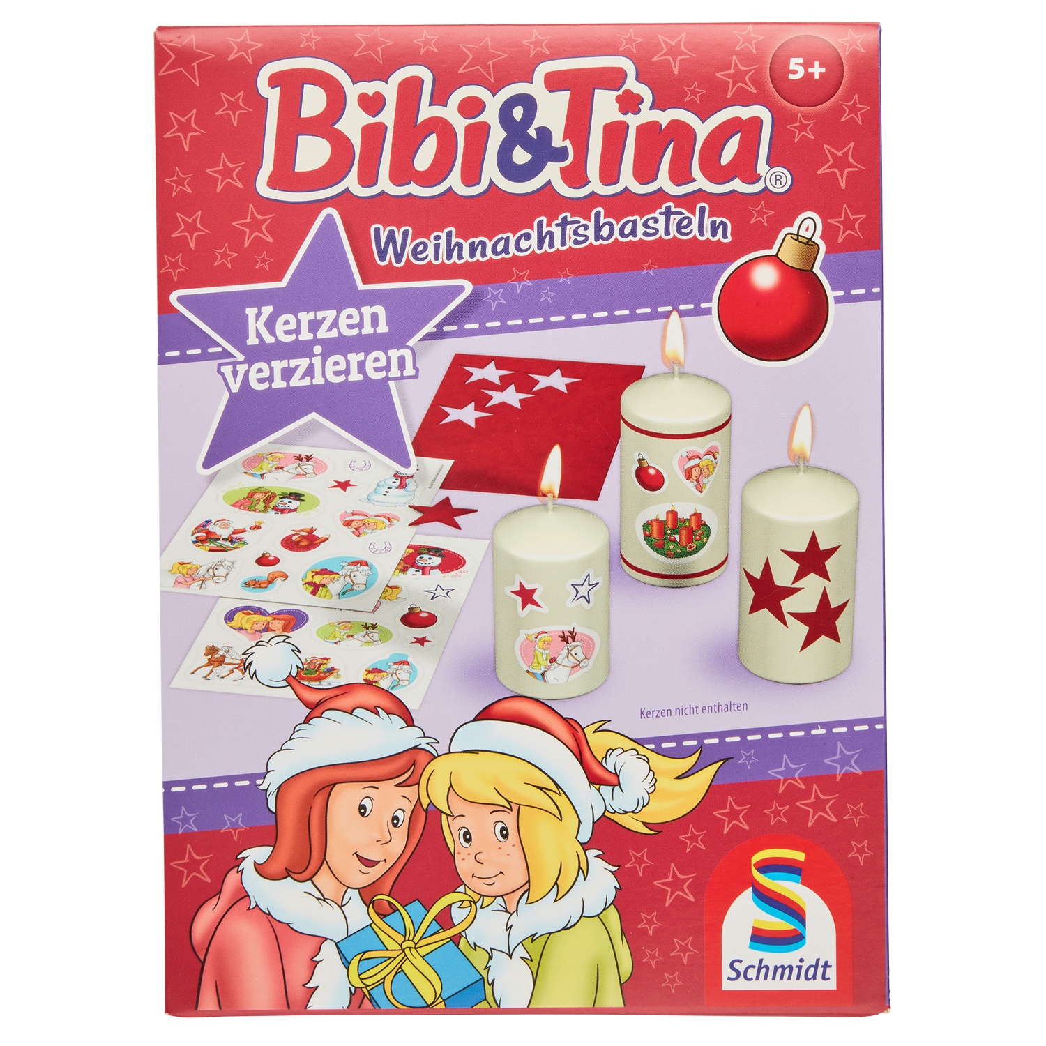 Schmidt Spiele 46124 Weihnachtsbasteln Bibi & Tina Kreativ, Bastelset 