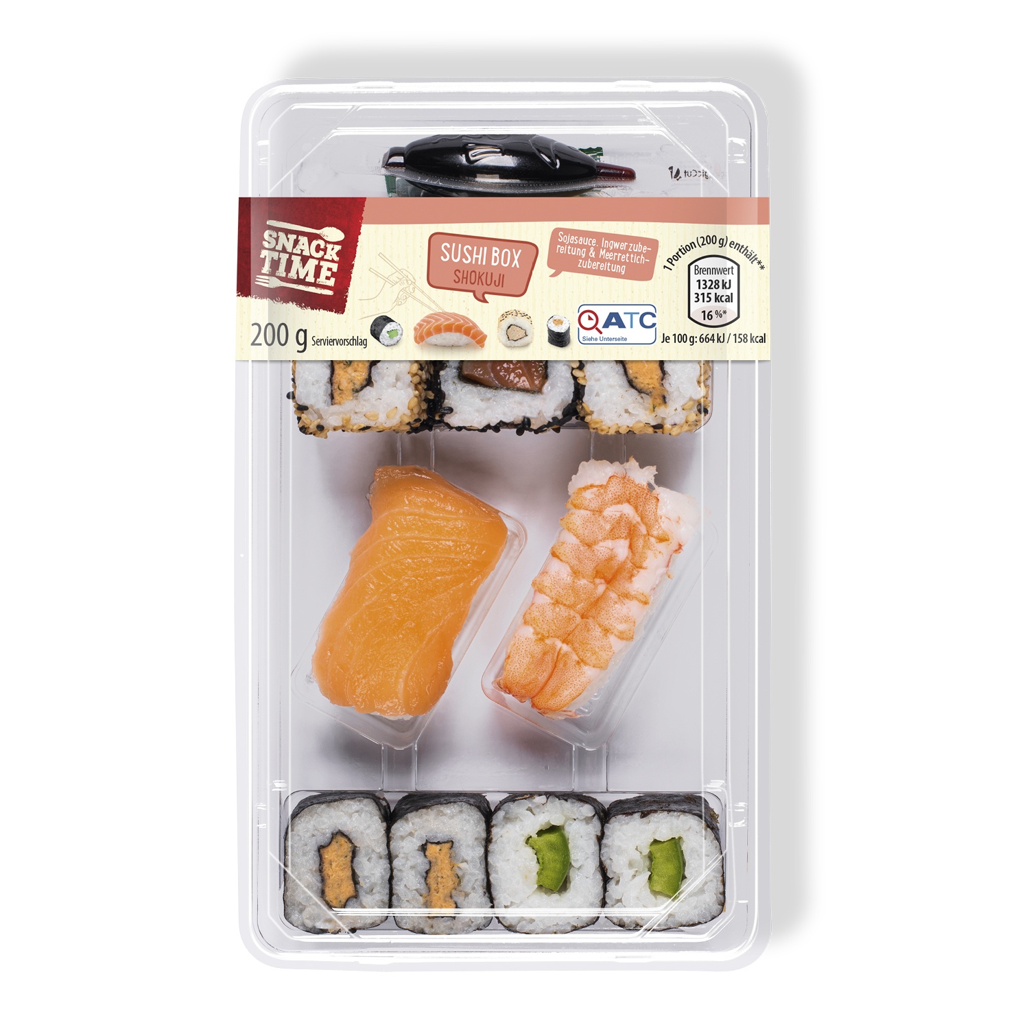 SNACK TIME Sushi-Box 200 g