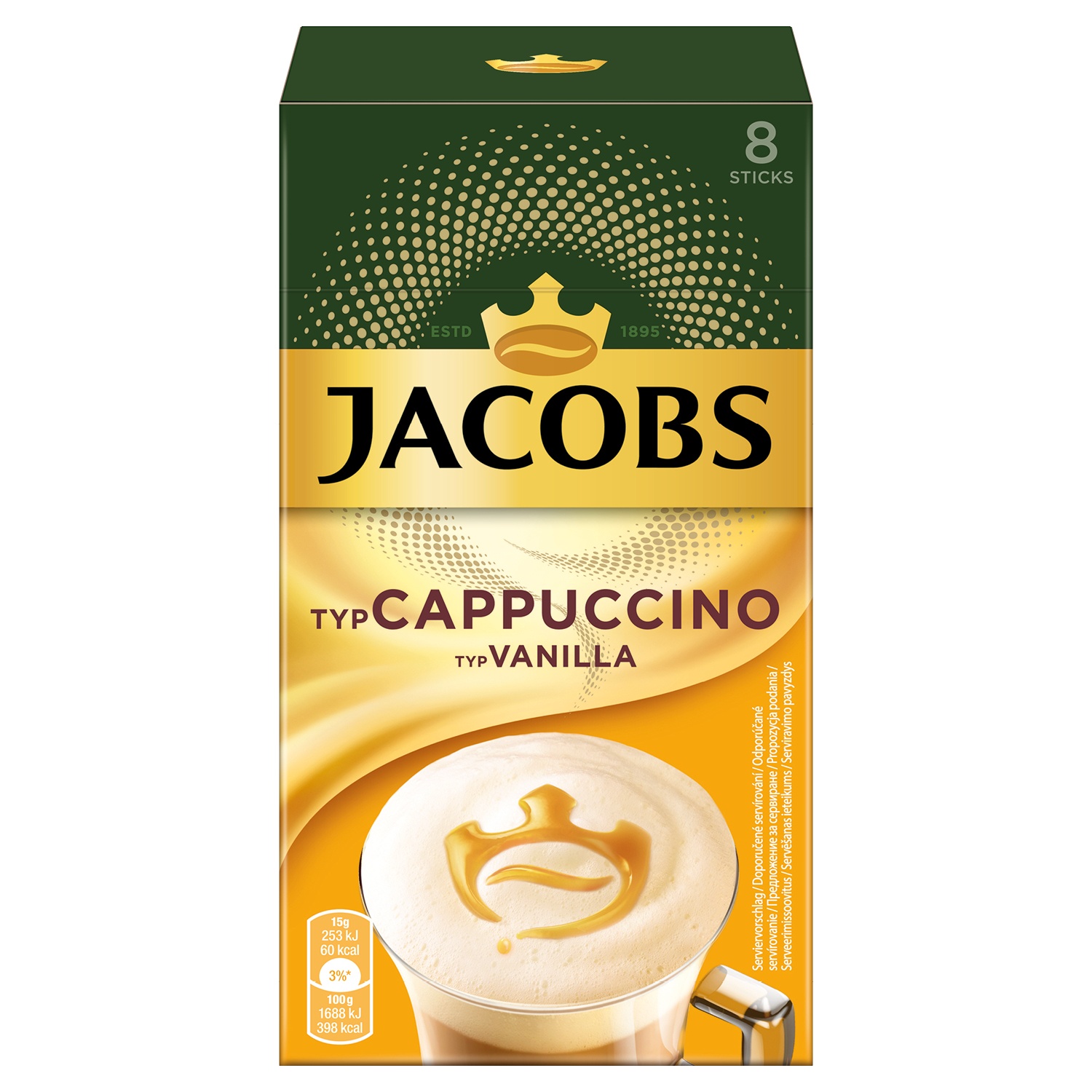 JACOBS® Kaffee Instantgetränk Typ Cappuccino Vanilla 120 g