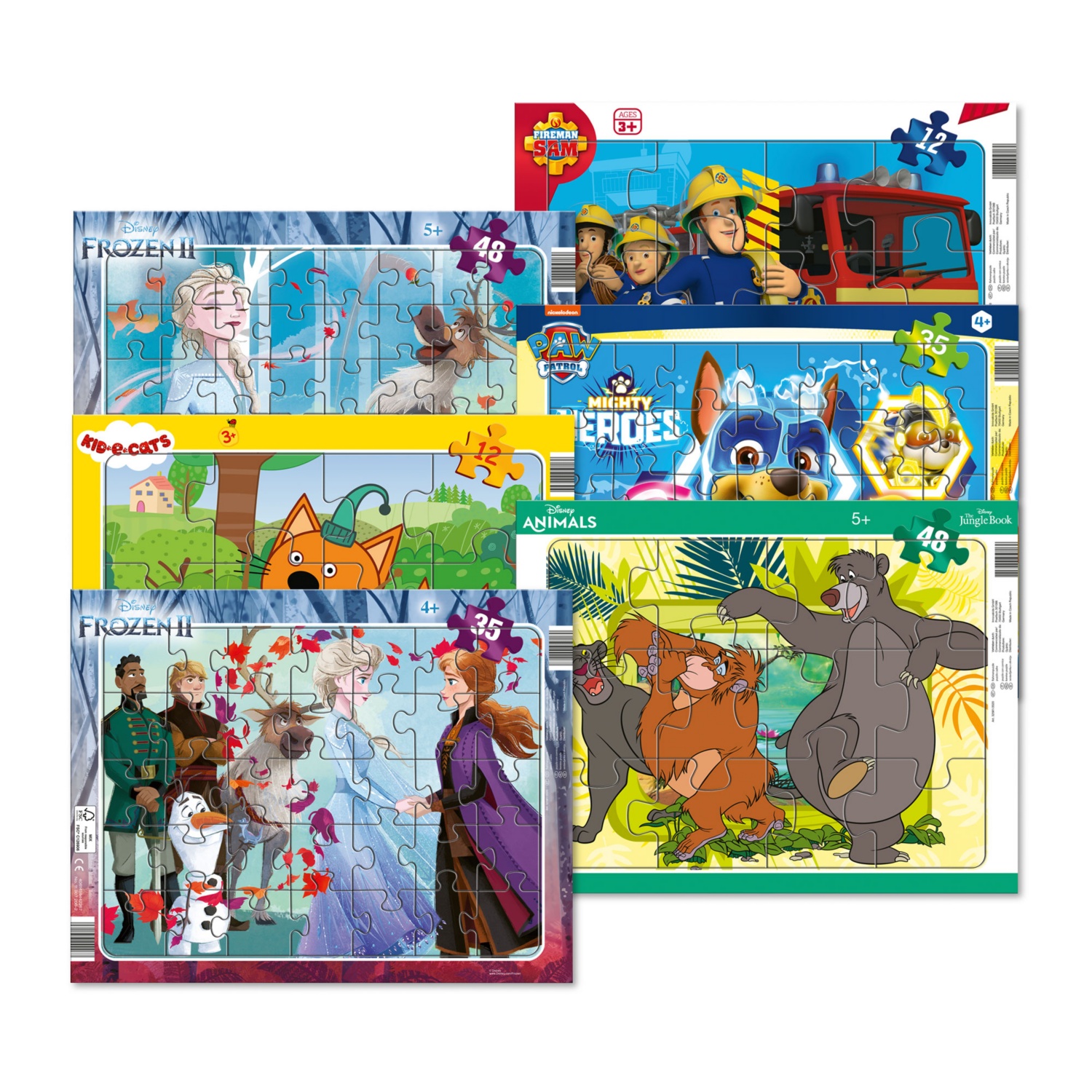 Kinder-Rahmen Puzzle, Doppelpkg.