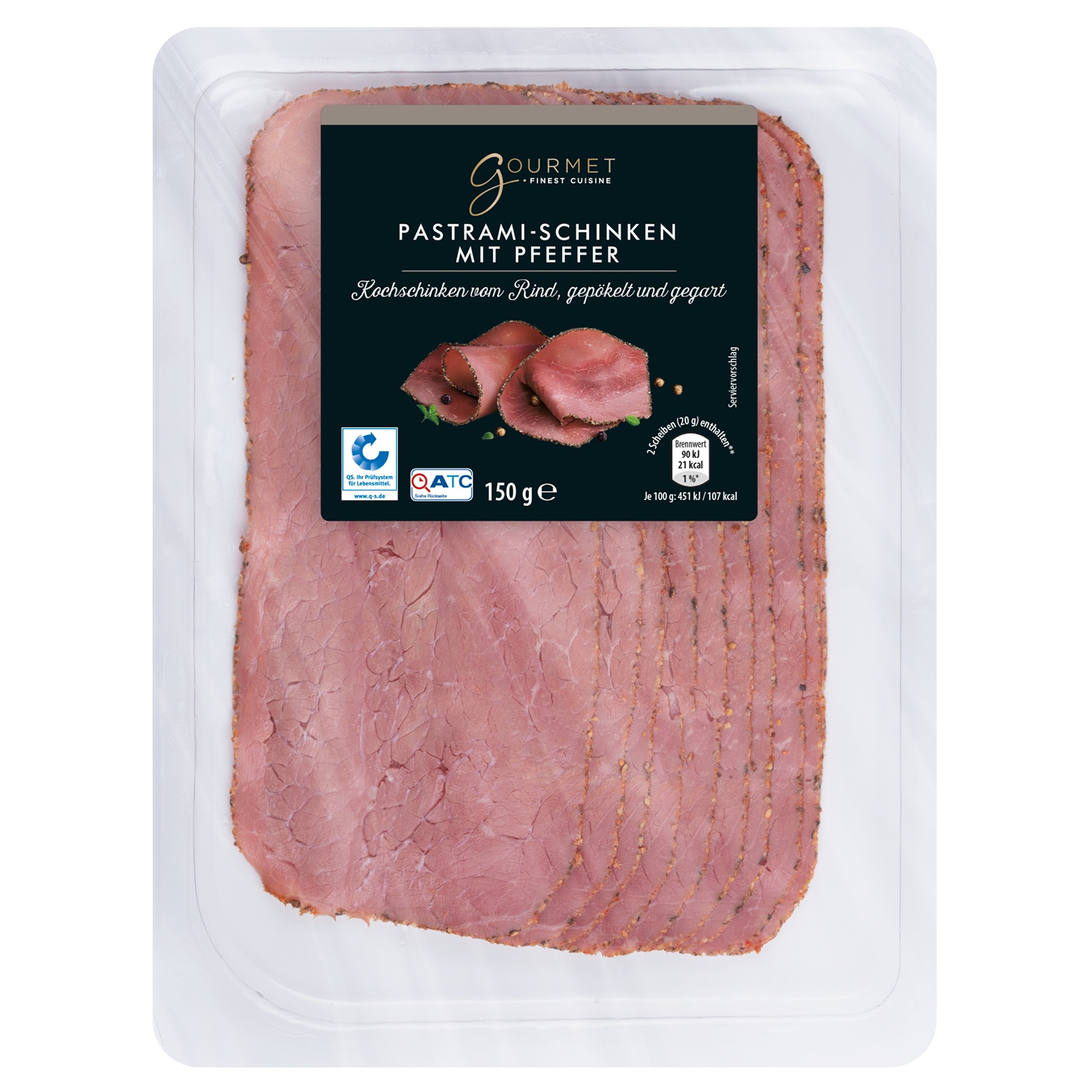 GOURMET Pastrami-Schinken 150 g | ALDI SÜD