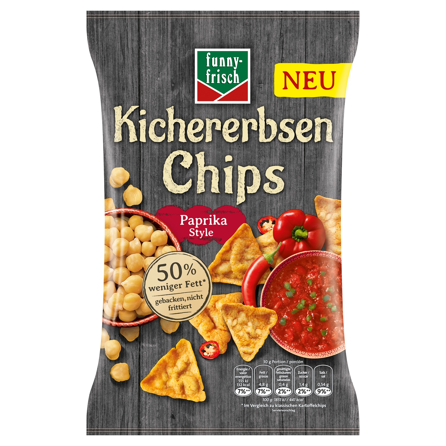 Funny Frisch Kichererbsen Chips 80 G Aldi Sud