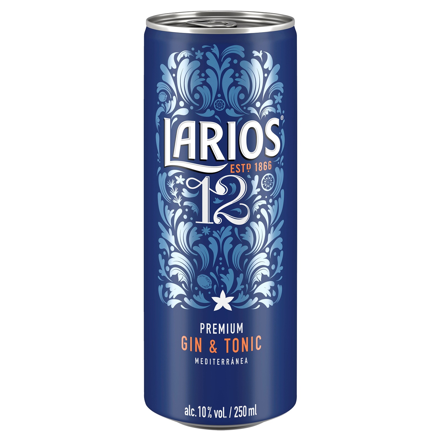 LARIOS® 12 Premium Gin & Tonic Mediterránea 250 ml