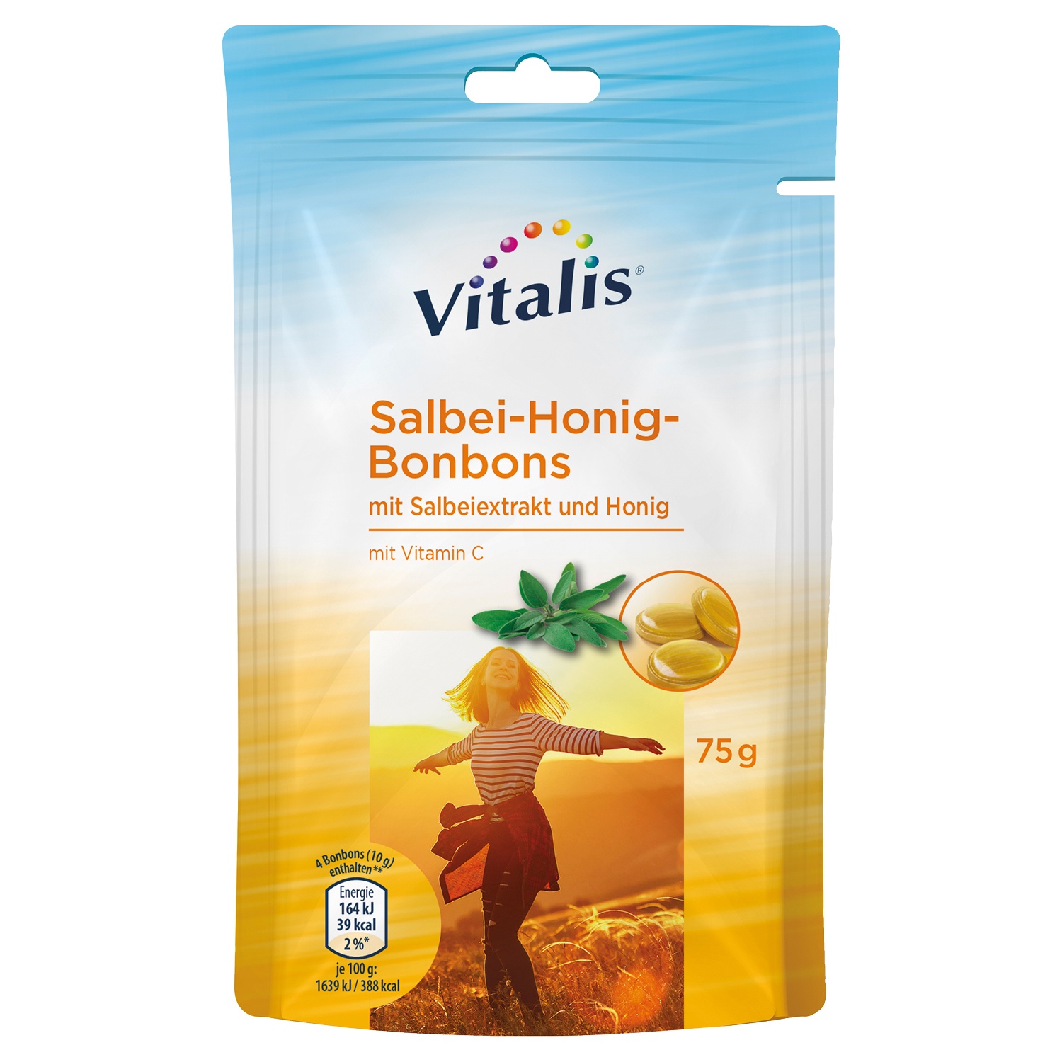 Vitalis® Salbei-/Kinder-Hustenbonbons 75 g