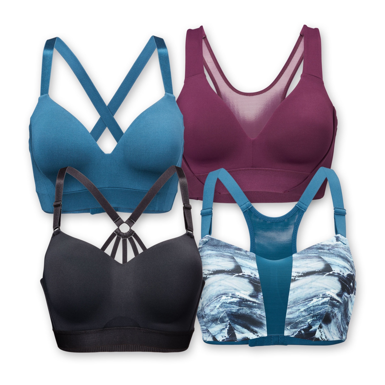 CRANE Damen-Fitness-BH